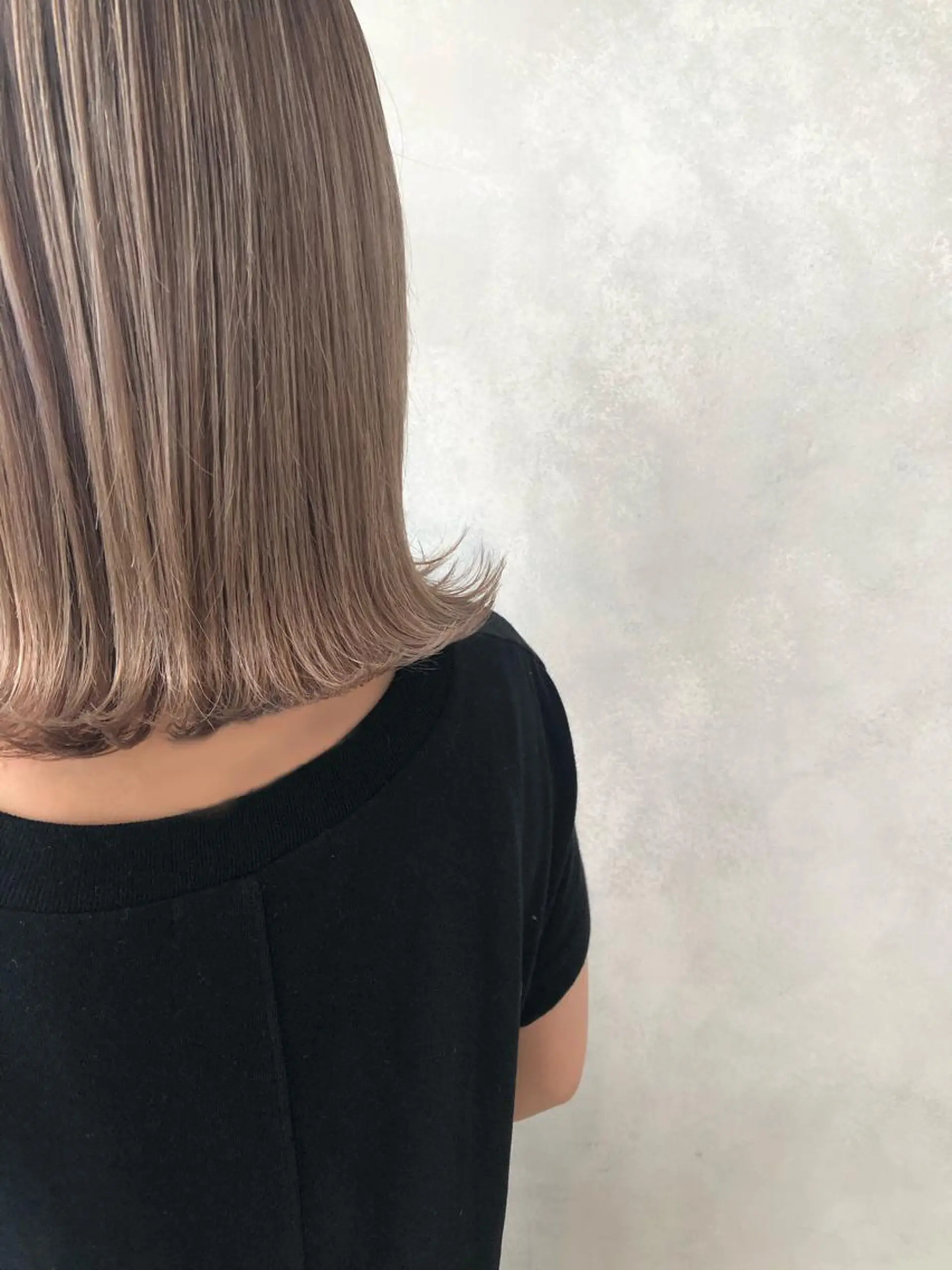 ミディアム カラー 艶カラー×似合わせ カットshihomiのヘアスタイル