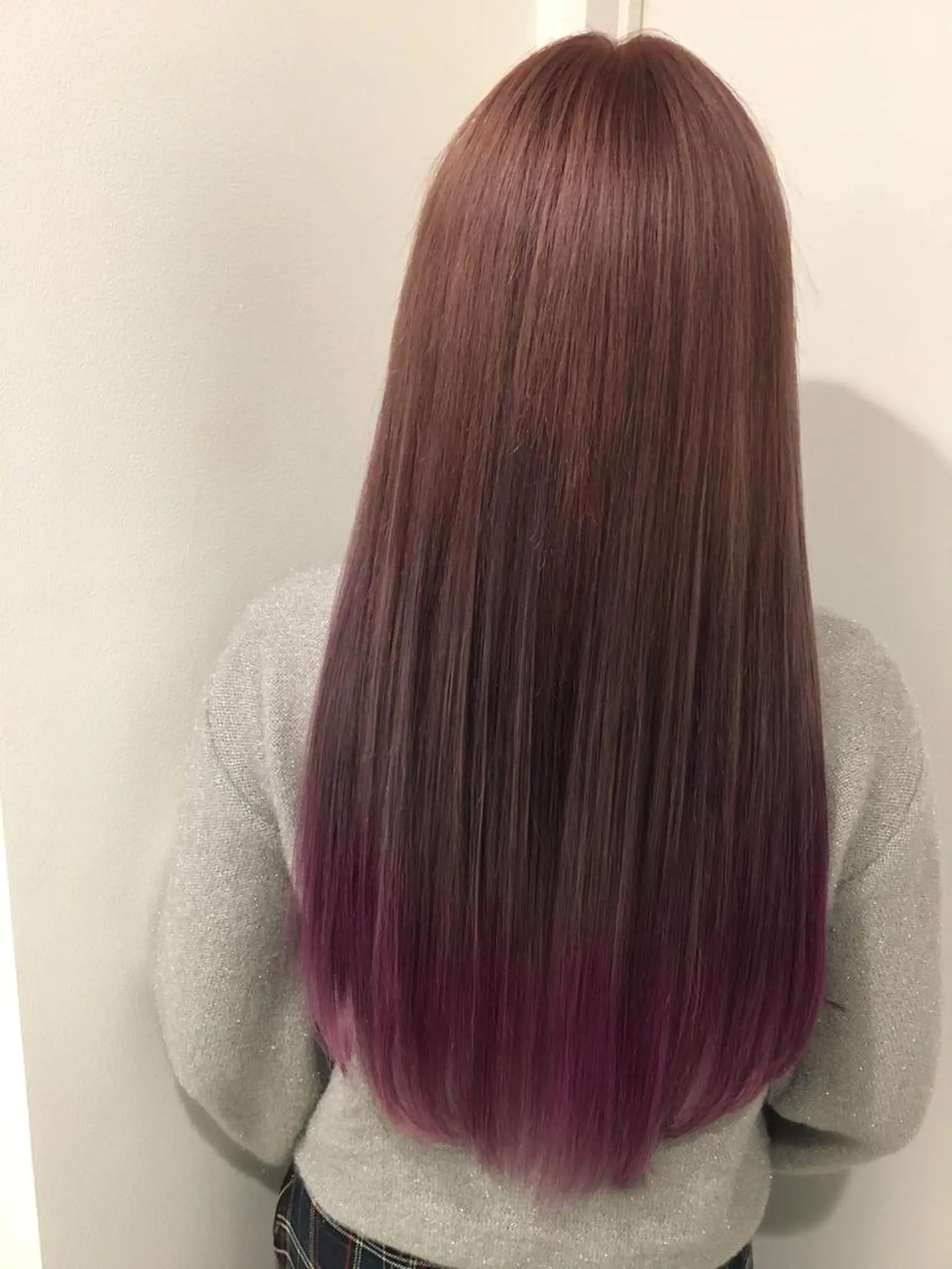 ロング カラー 🌈評価No.1🌈 艶髪カラー❌エクステのヘアスタイル