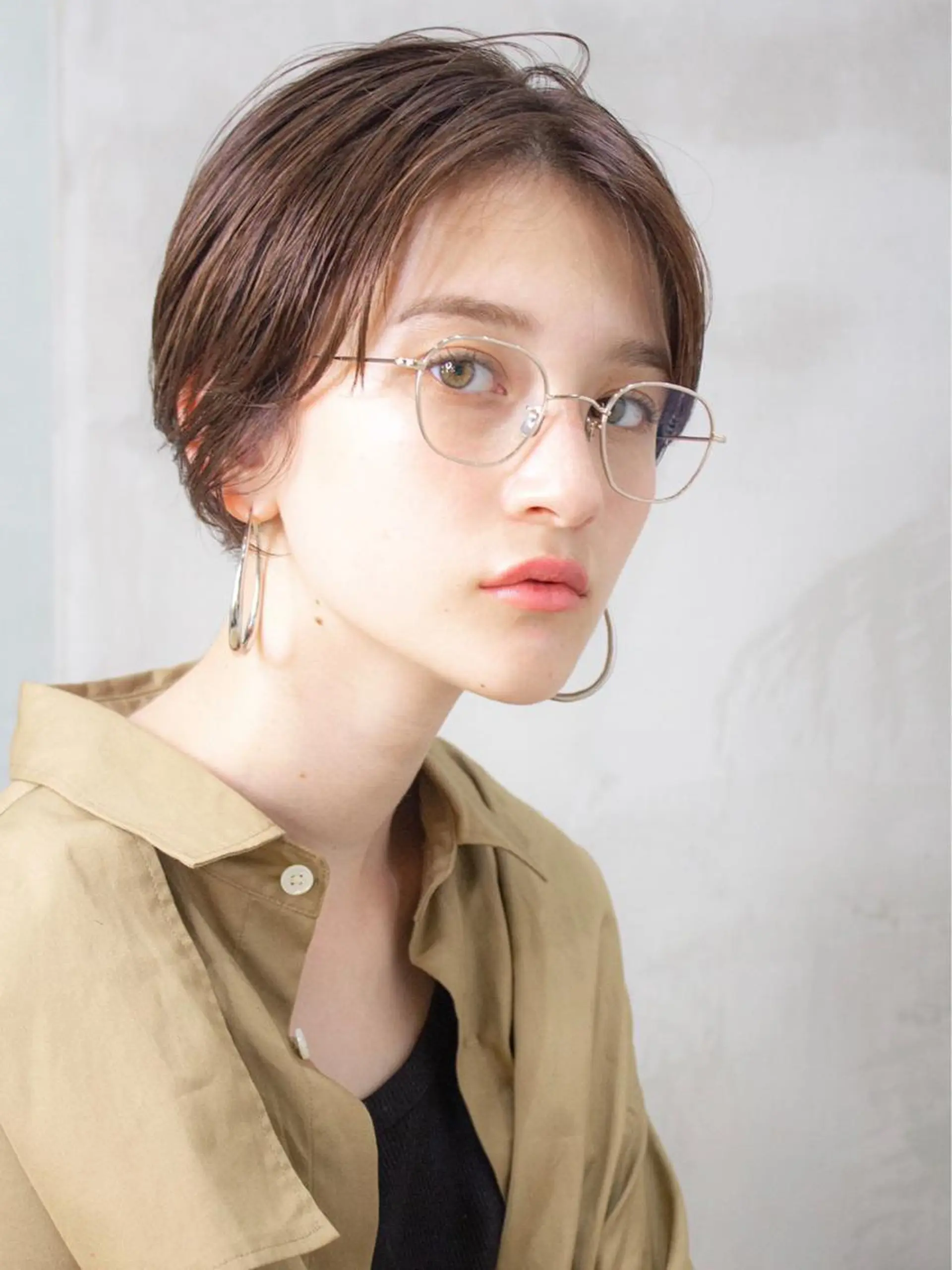 ショート カラー カット ヘアカラー トリートメント 🉐レイヤー/塩見 弘樹🉐渋谷のヘアスタイル