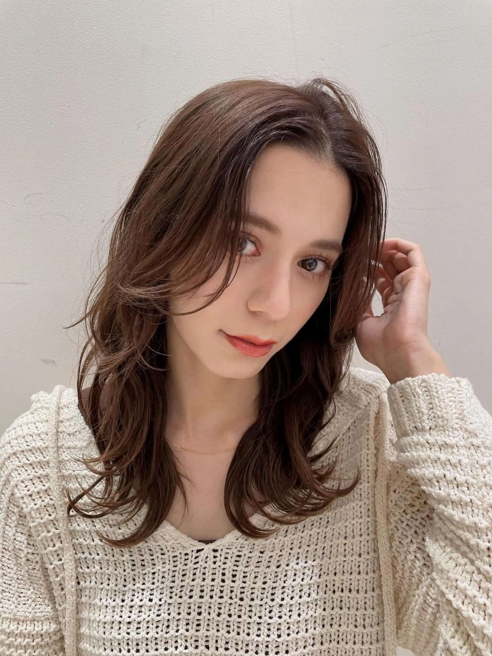 ロング カラー 梅田美容室 山崎海波のヘアスタイル
