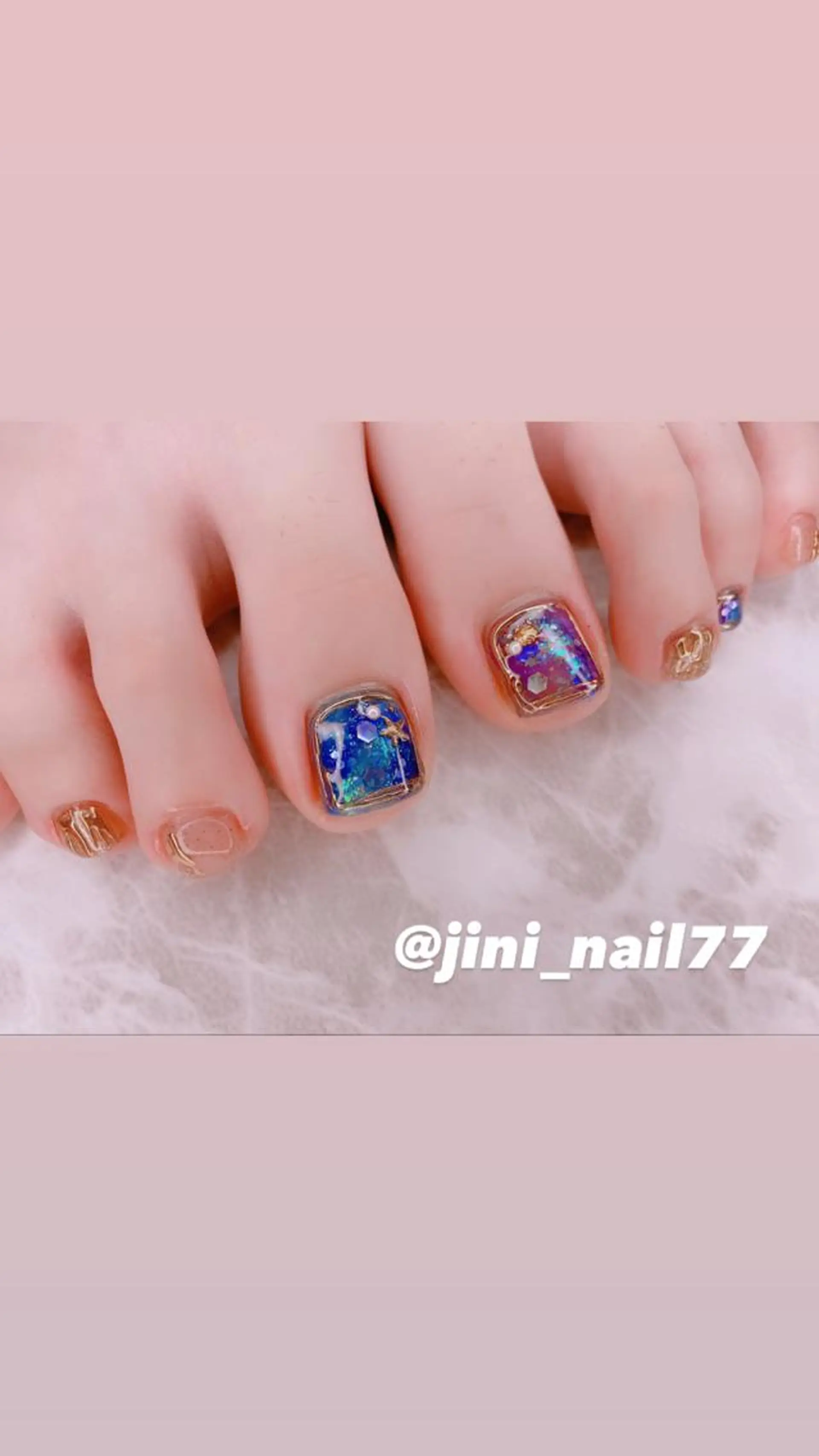 ネイル フットネイル JINI NAIL所属・ジニ ネイルのネイルデザイン