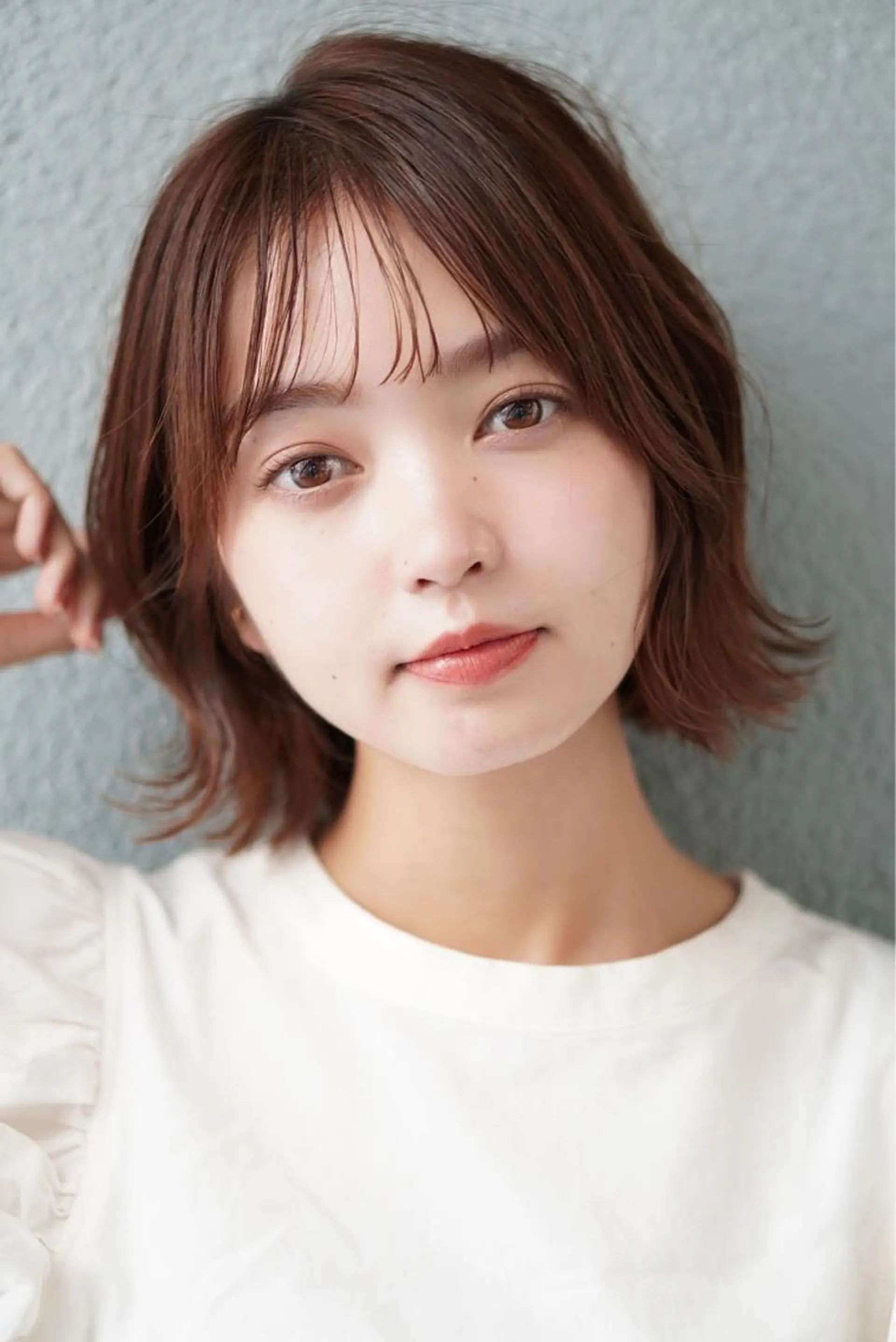 ショート カラー パーマ くびれヘア レイヤーカットのプロ 大人ヘア宮森貴志のヘアスタイル