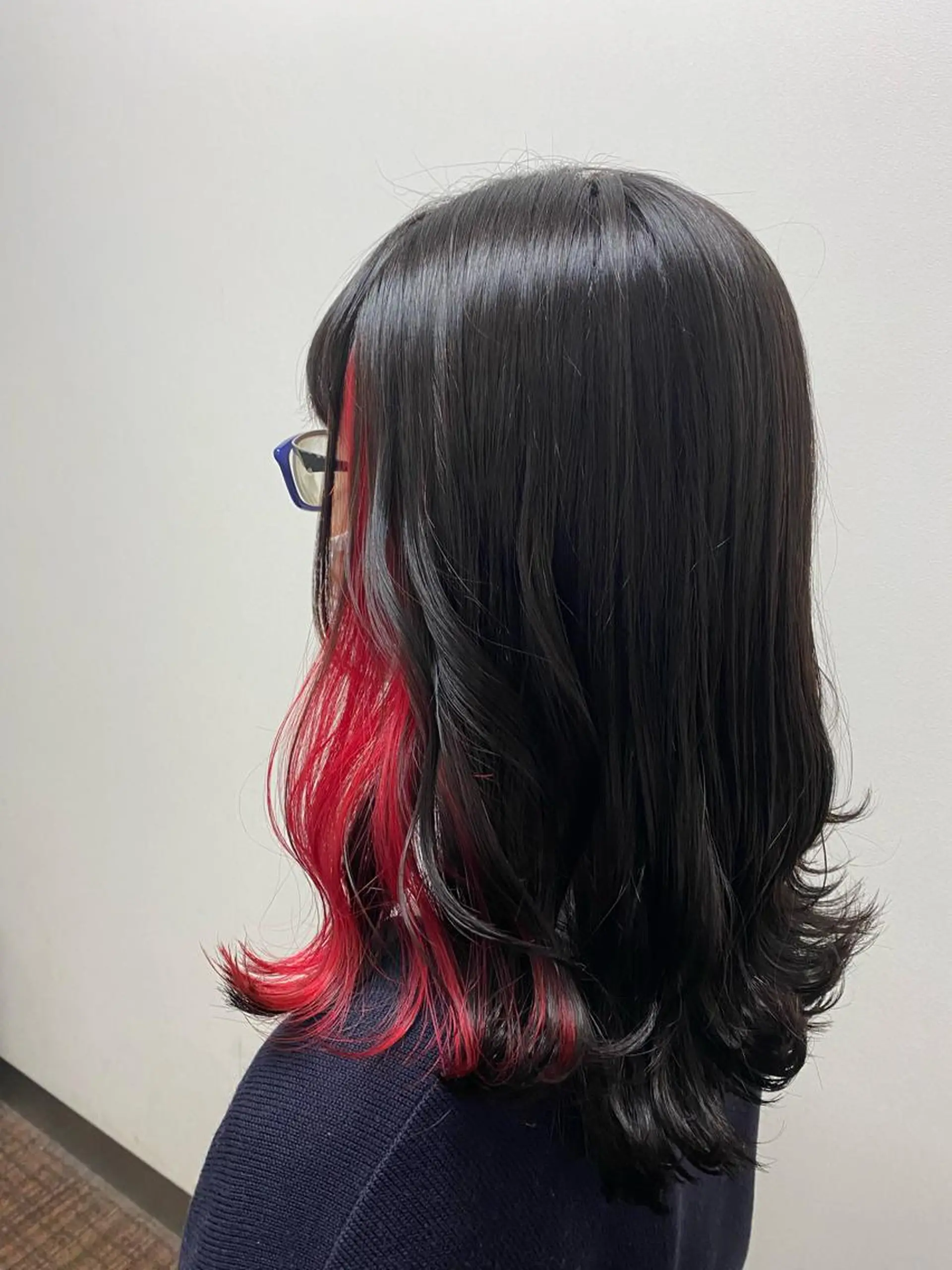 ミディアム シムラ カイゲンのヘアスタイル