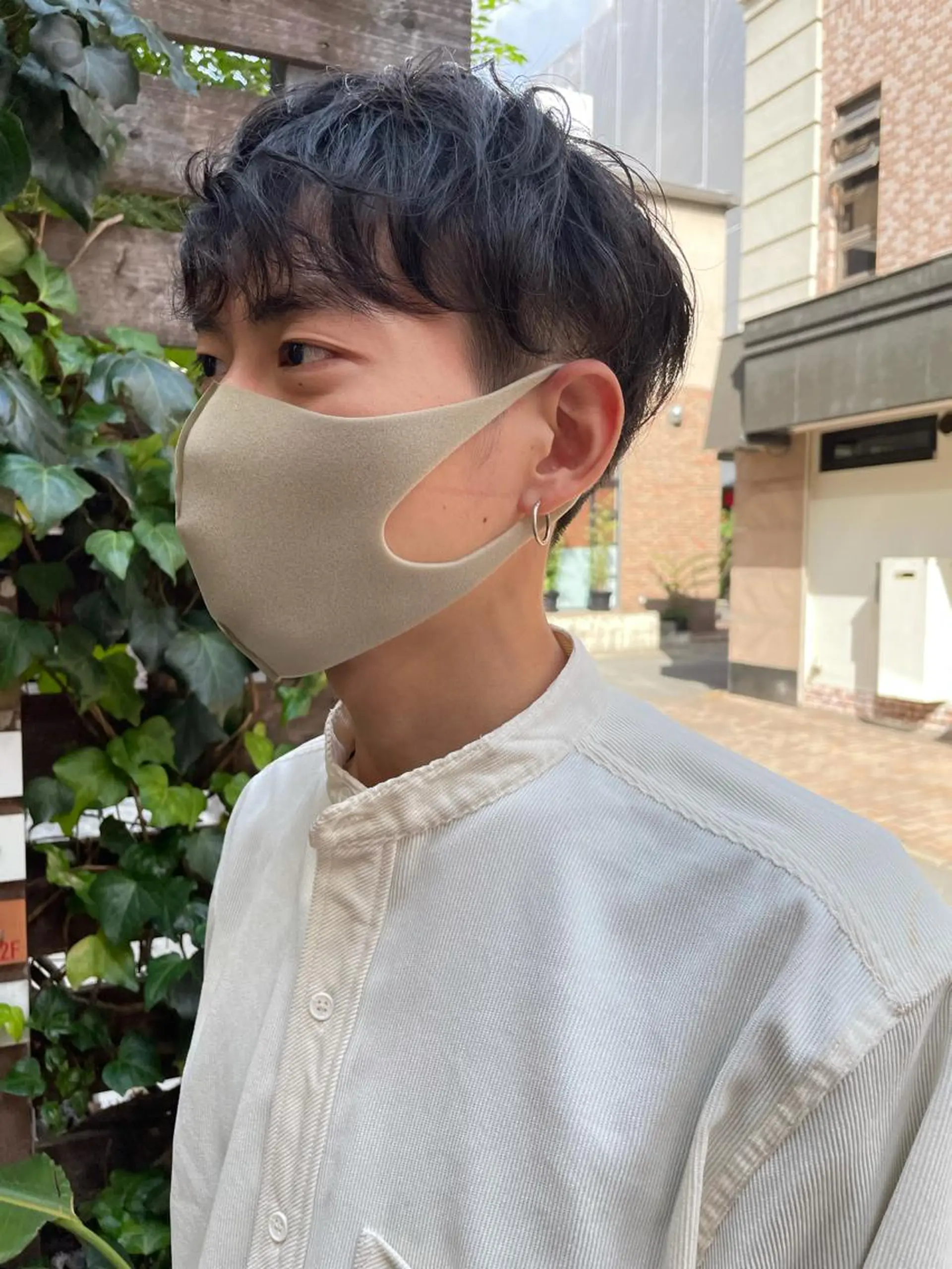 メンズ レイヤーカット/ 透明感カラーmikuのヘアスタイル