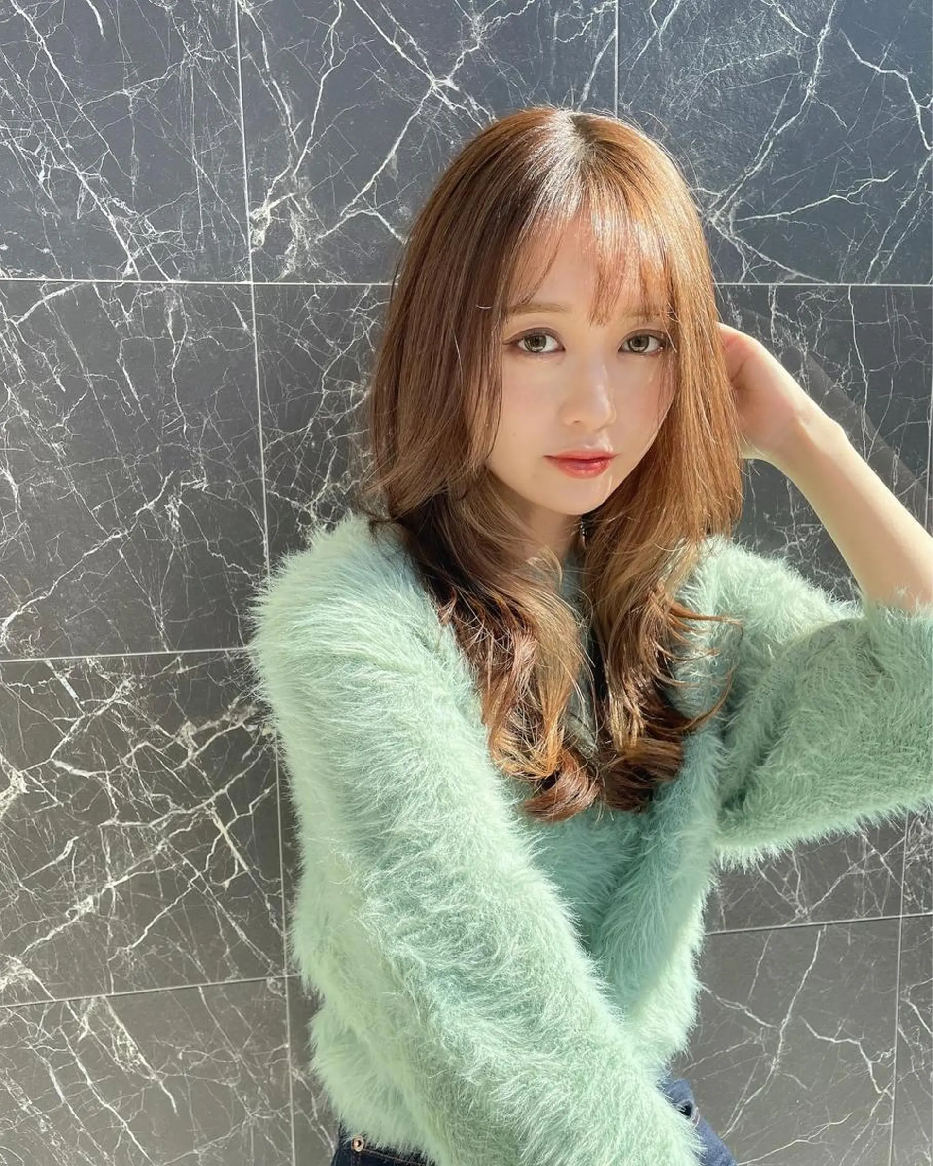 ロング チダアキフミ Ash大森のヘアスタイル