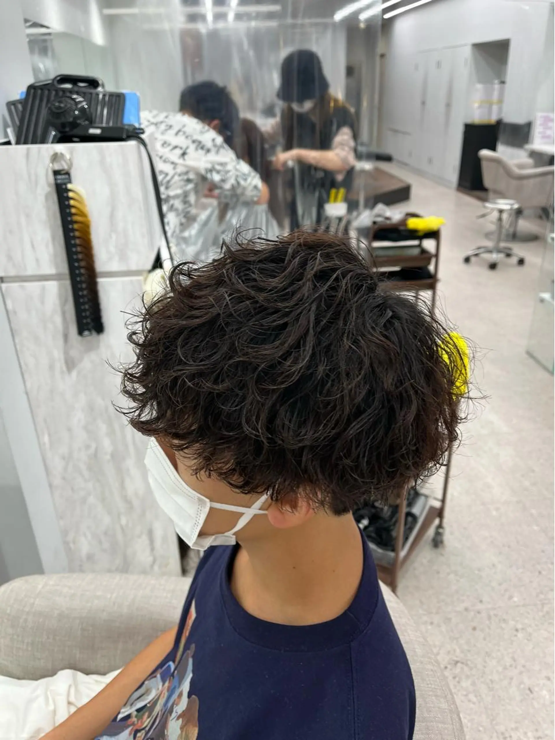 メンズ メンズパーマ 波巻きパーマ hair&make NOISM -eha-所属・メンズ特化美容師/ 新井　洸太のヘアスタイル