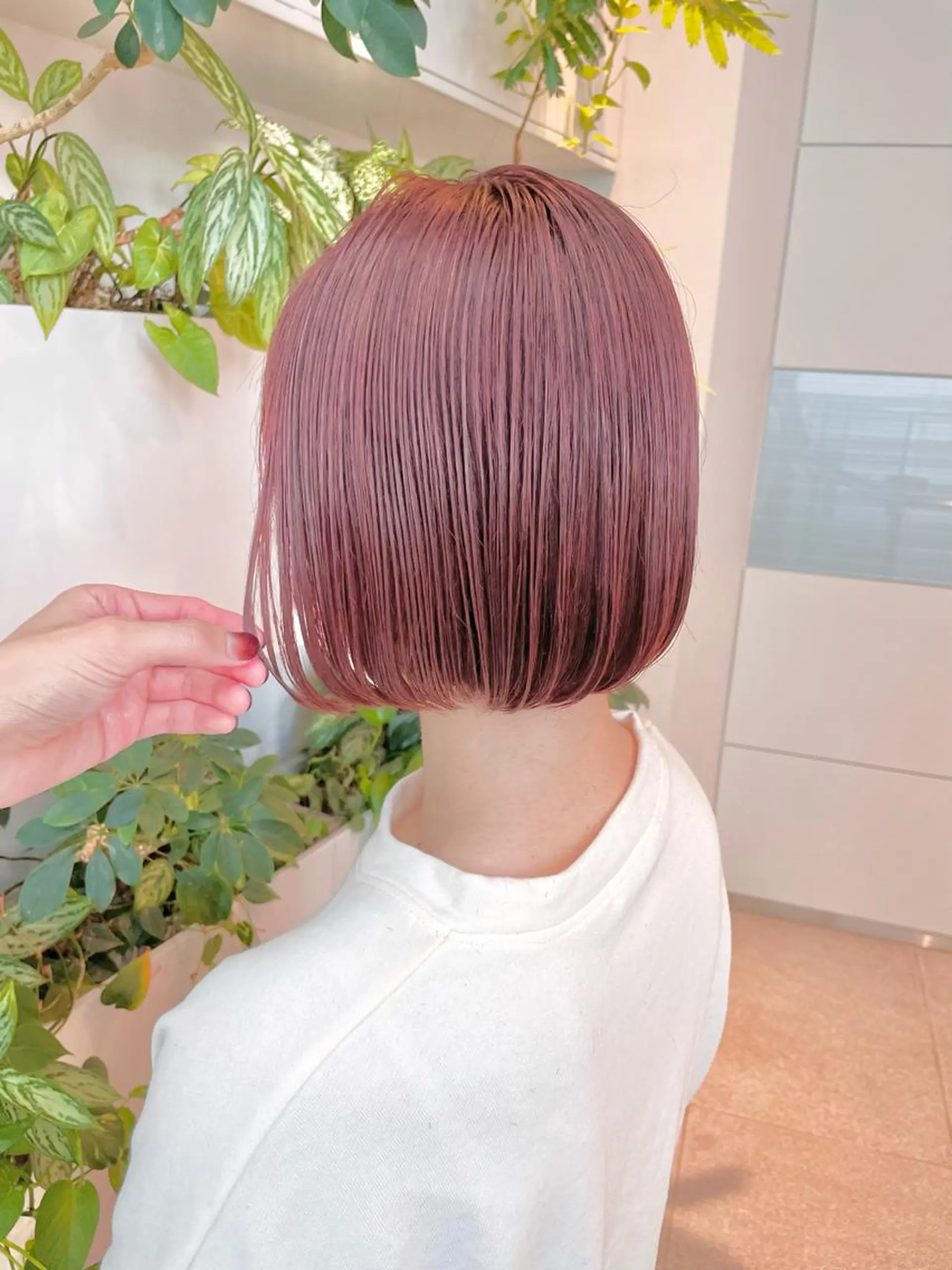 ショート カット ヘアカラー トリートメント 東北No.1完全個室 💐梶谷社長のヘアスタイル