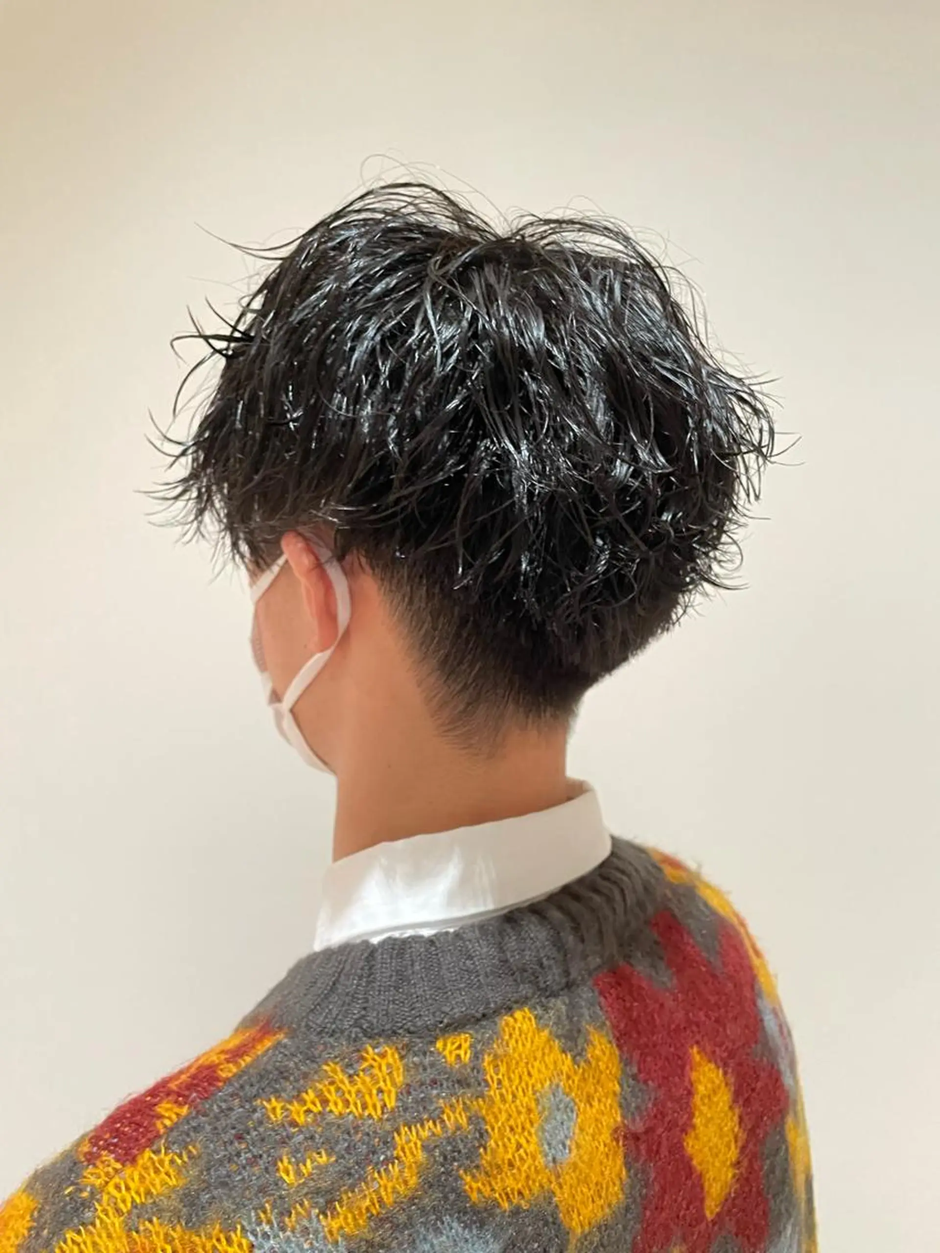 パーマ メンズ 國井 誠のヘアスタイル
