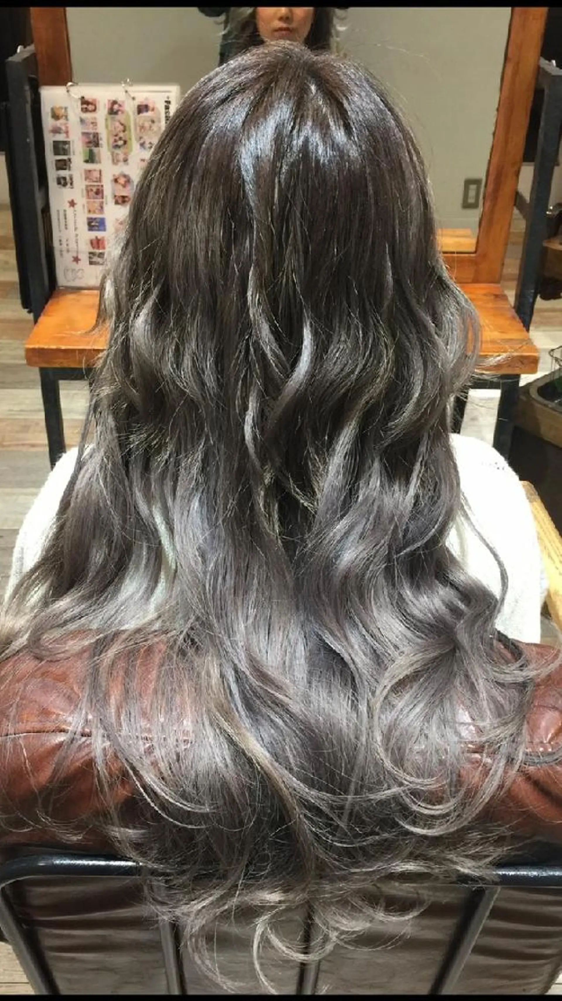 ロング カラー シールエクステ♦️ レイヤー♦️福田晃大のヘアスタイル