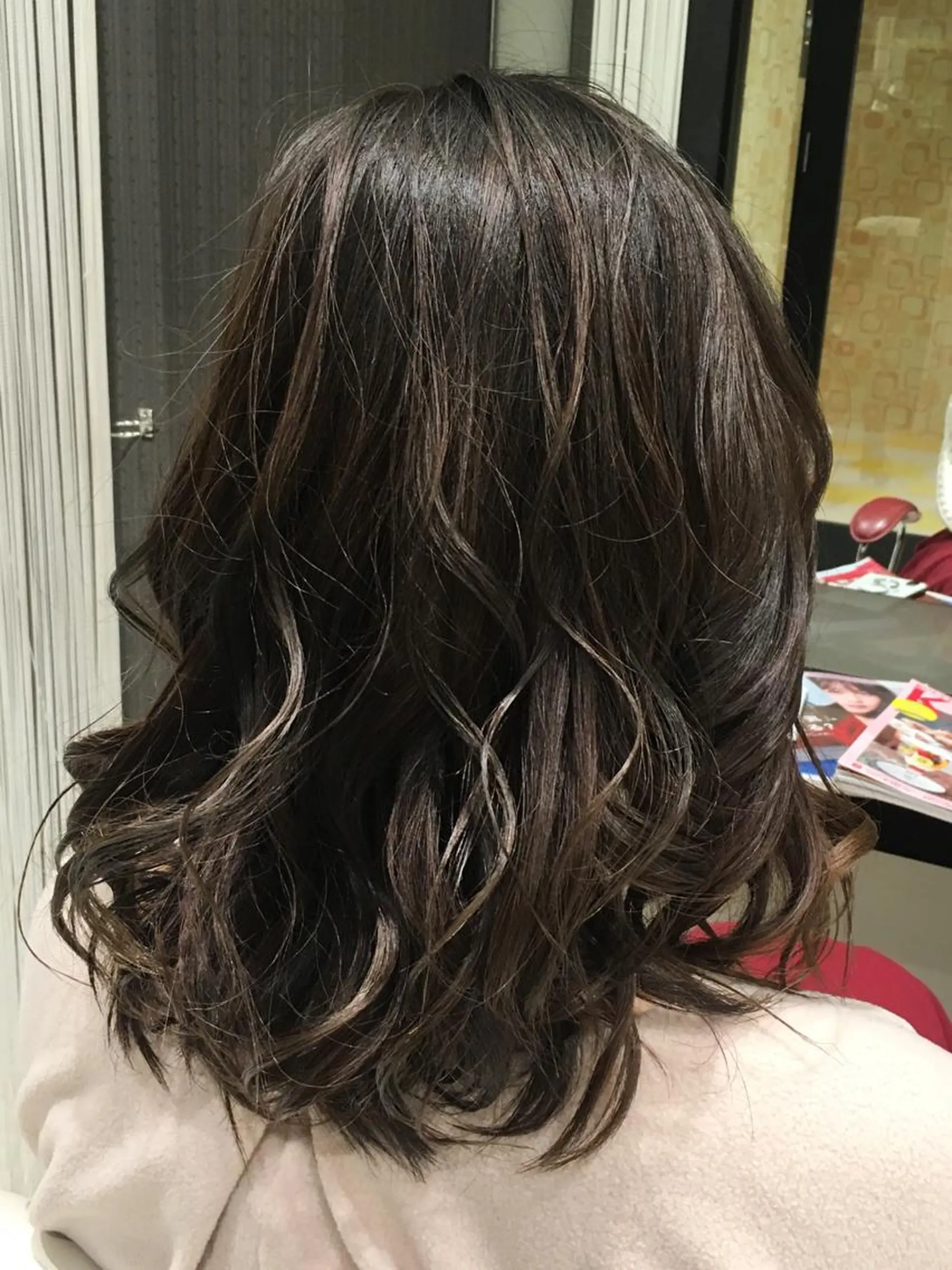 ミディアム カラー メンズカット/波打ち /ツイスパ/平川智里のヘアスタイル