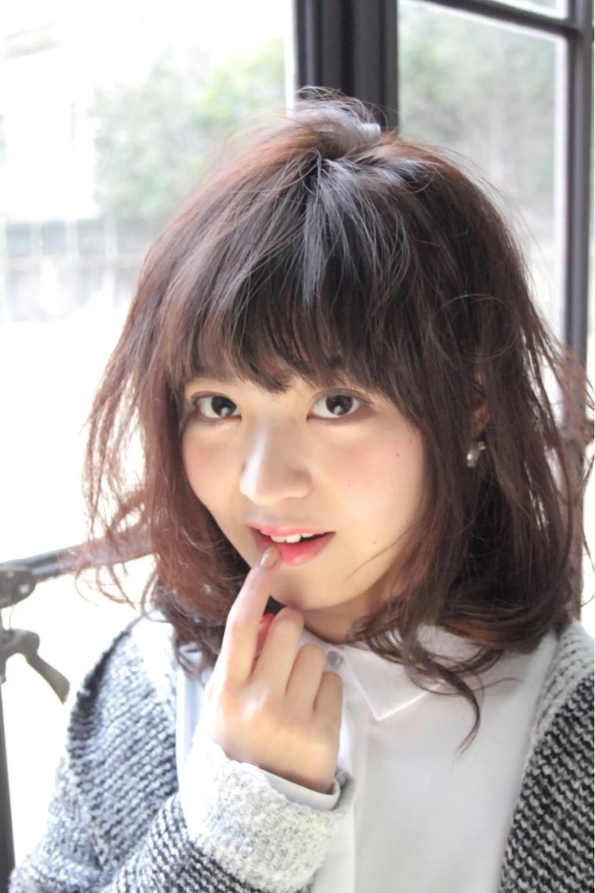 ミディアム H所属・H (エイチ) 烏丸御池店のヘアスタイル