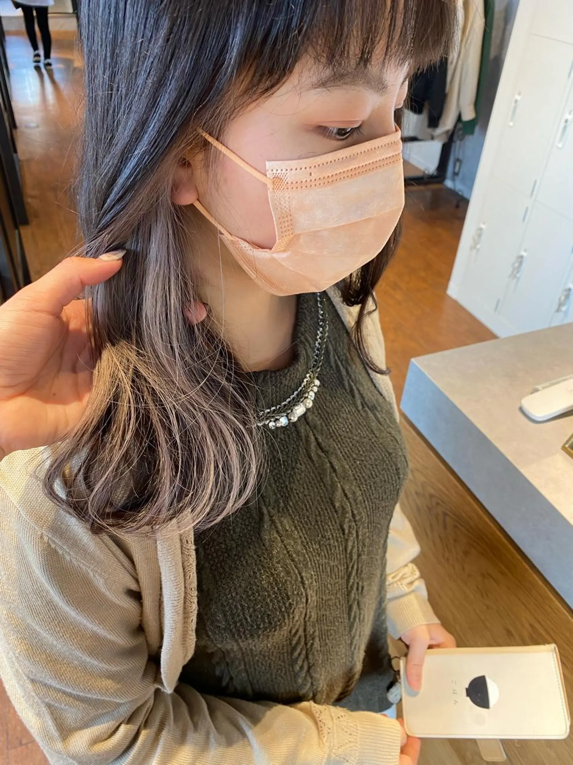 ロング カット ヘアカラー Number CHIHIROのヘアスタイル