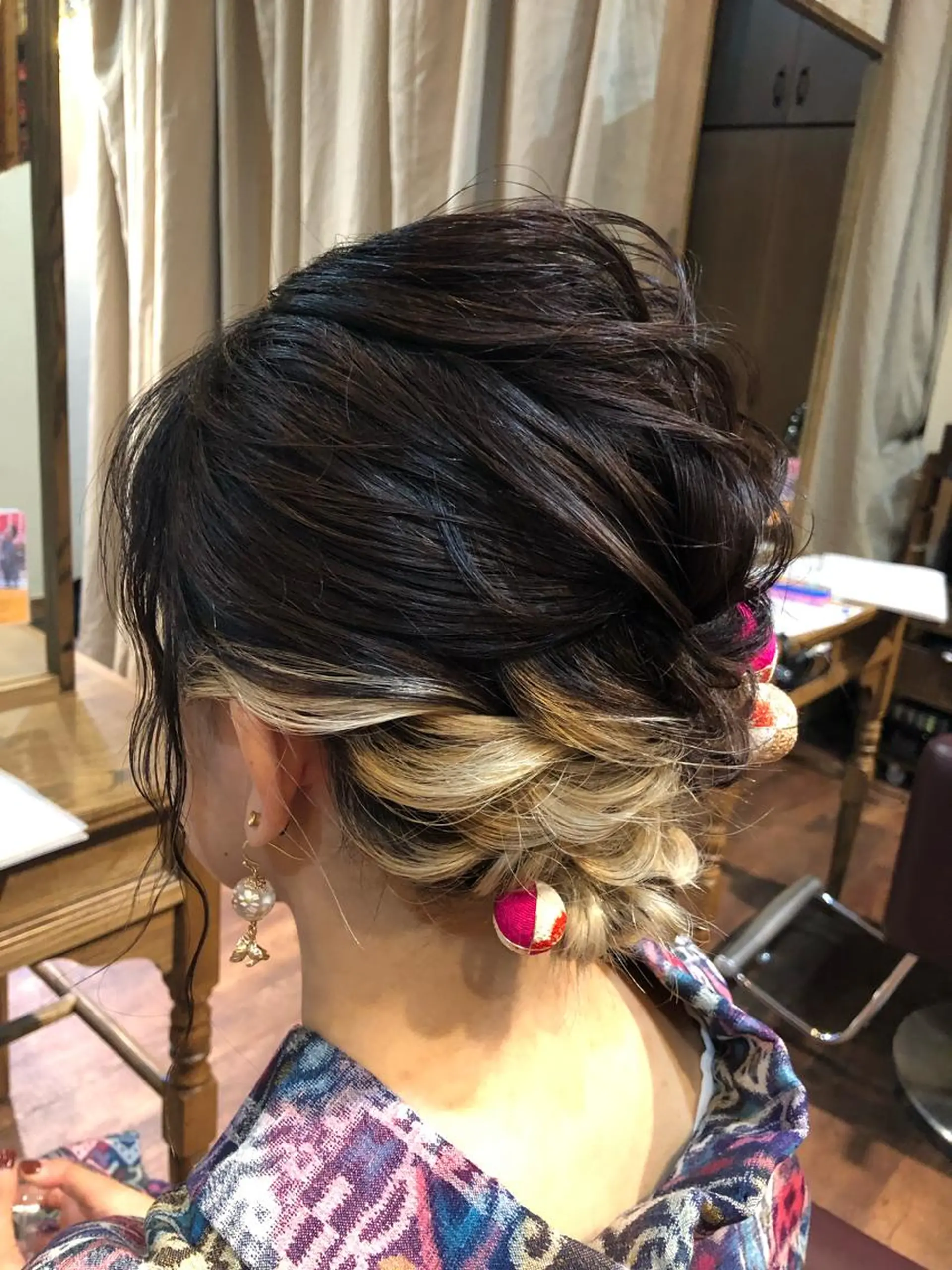 ミディアム ヘアアレンジ ✨🌿大人可愛い愛さ れhair🌿✨松本のヘアスタイル