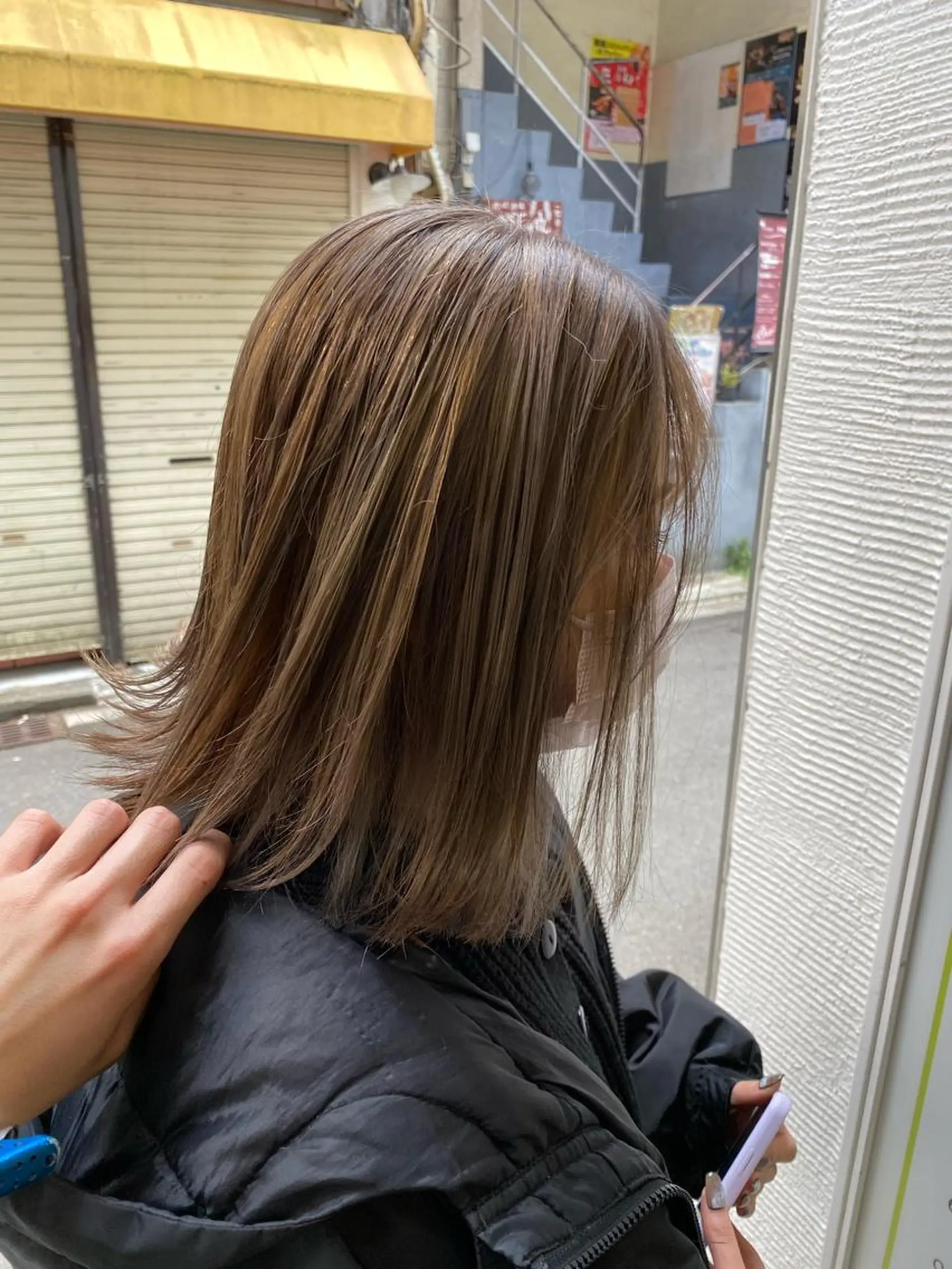 ミディアム カラー ヘアアレンジ 久米 治仁のヘアスタイル