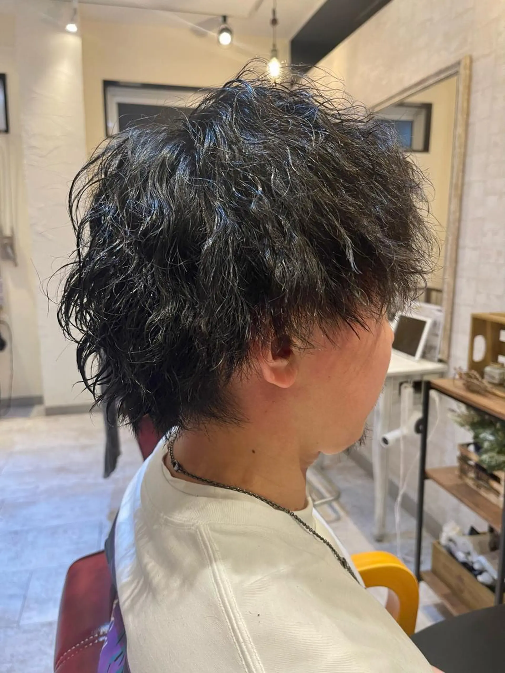 ショート カット パーマ 🍭透明感カラー 志賀拓海🍬🌈のヘアスタイル