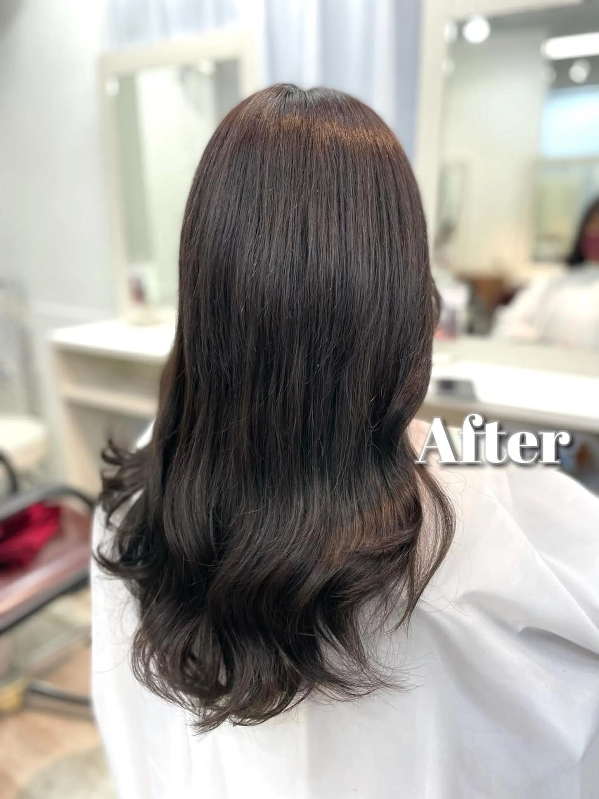 ロング カット エクステ ヘアセット 韓国ヘア🤍髪質改善 🇰🇷AKANEのヘアスタイル