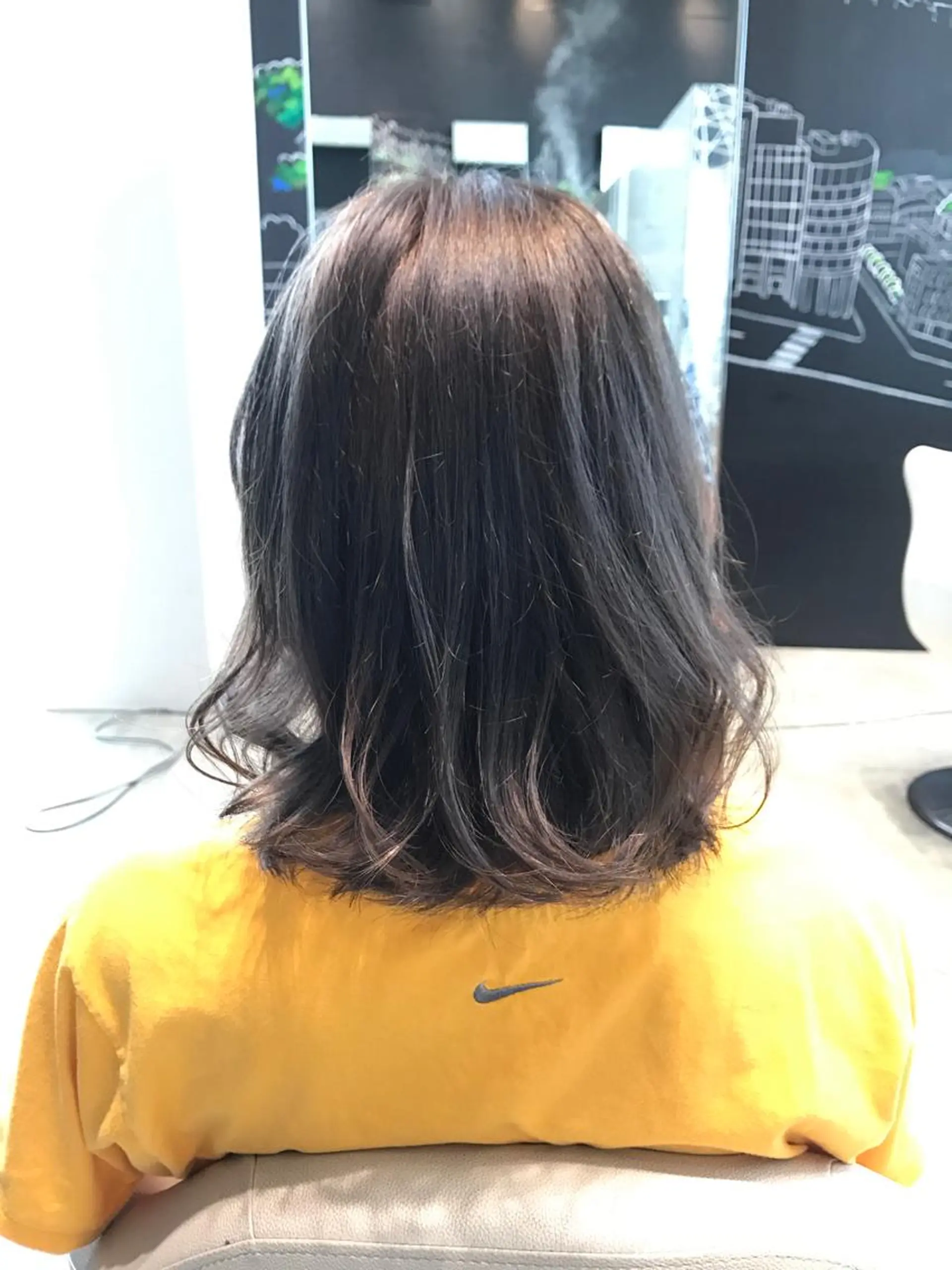 ミディアム カラー ヘアアレンジ アッシュ Re:ta KANZOのヘアスタイル