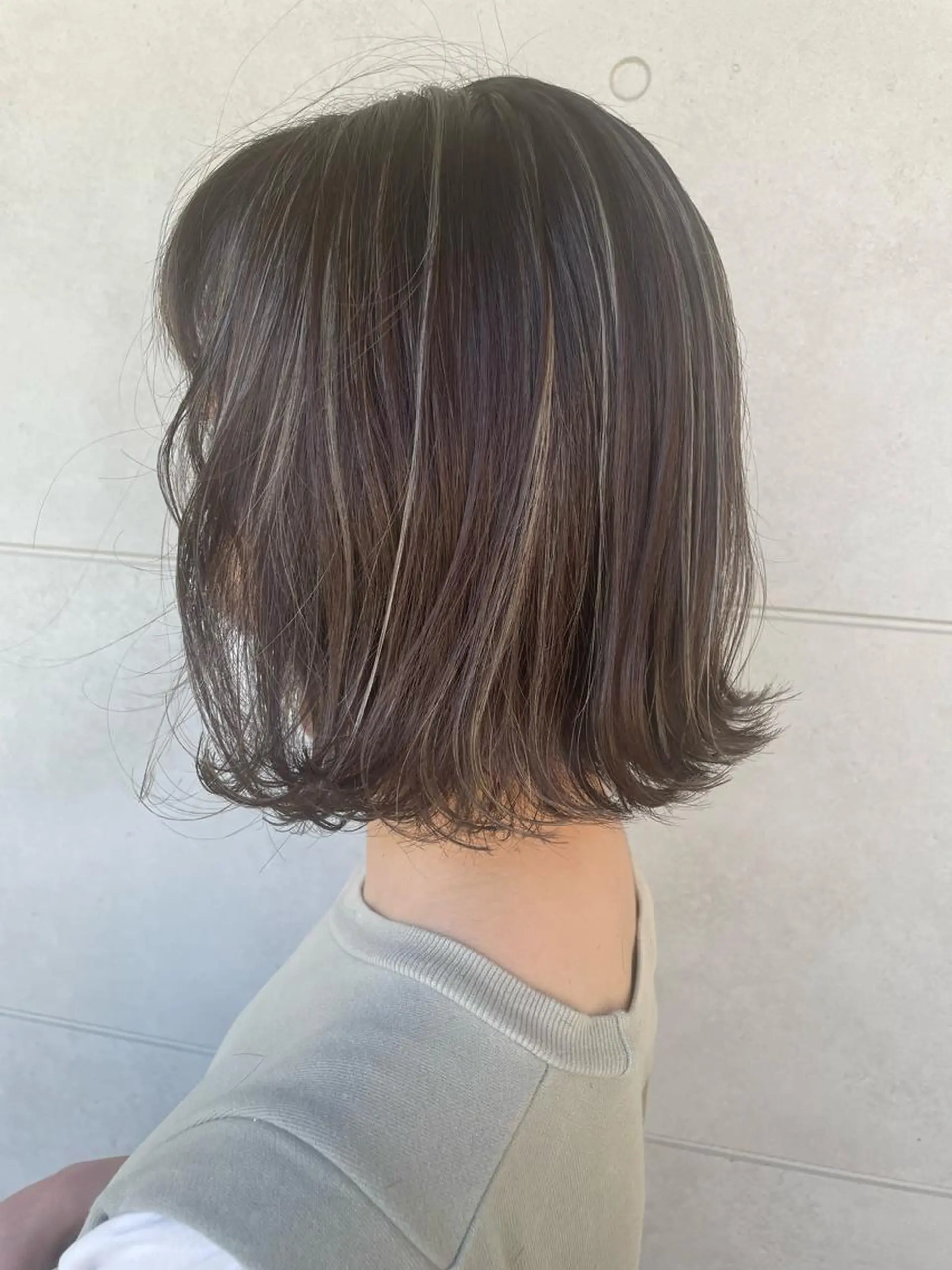 ミディアム カラー ハイライトカラー ハイライト メンズヘア特化 崎田 成人のヘアスタイル