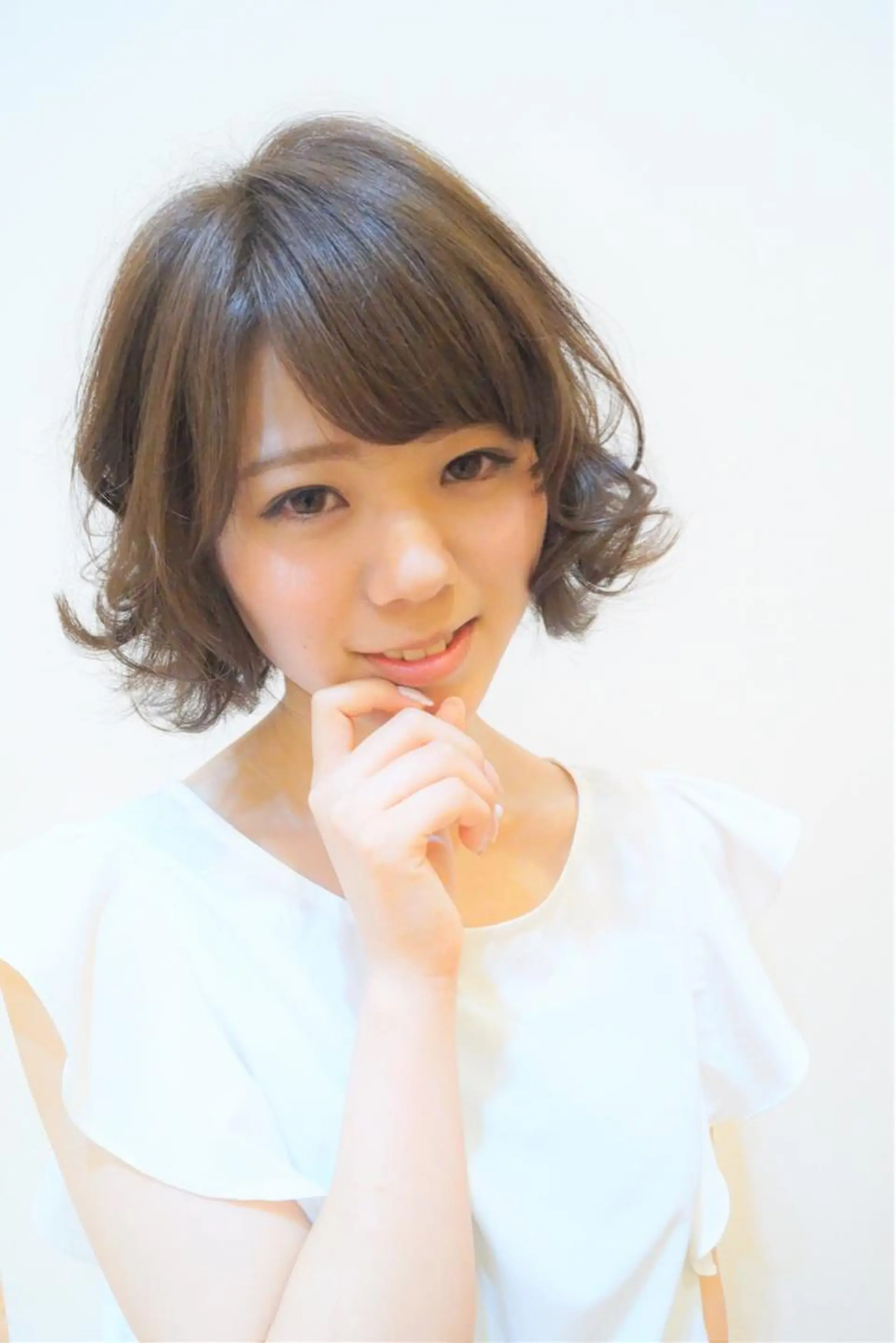 ショート カラー パーマ 小島 脩のヘアスタイル