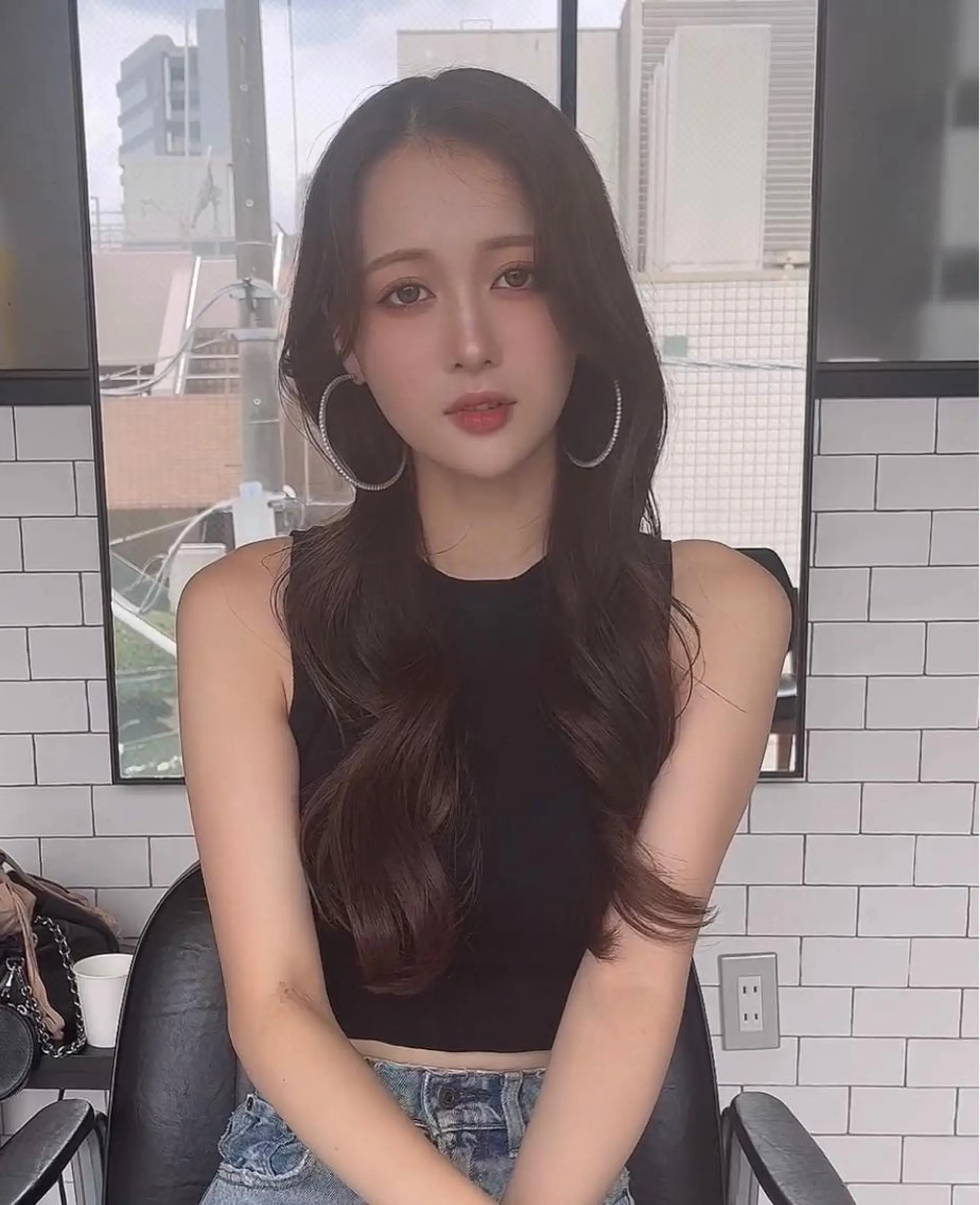 セミロング カラー カット ヘアカラー トリートメント 🌫️大人韓国ヘア 🌫️naoyaのヘアスタイル