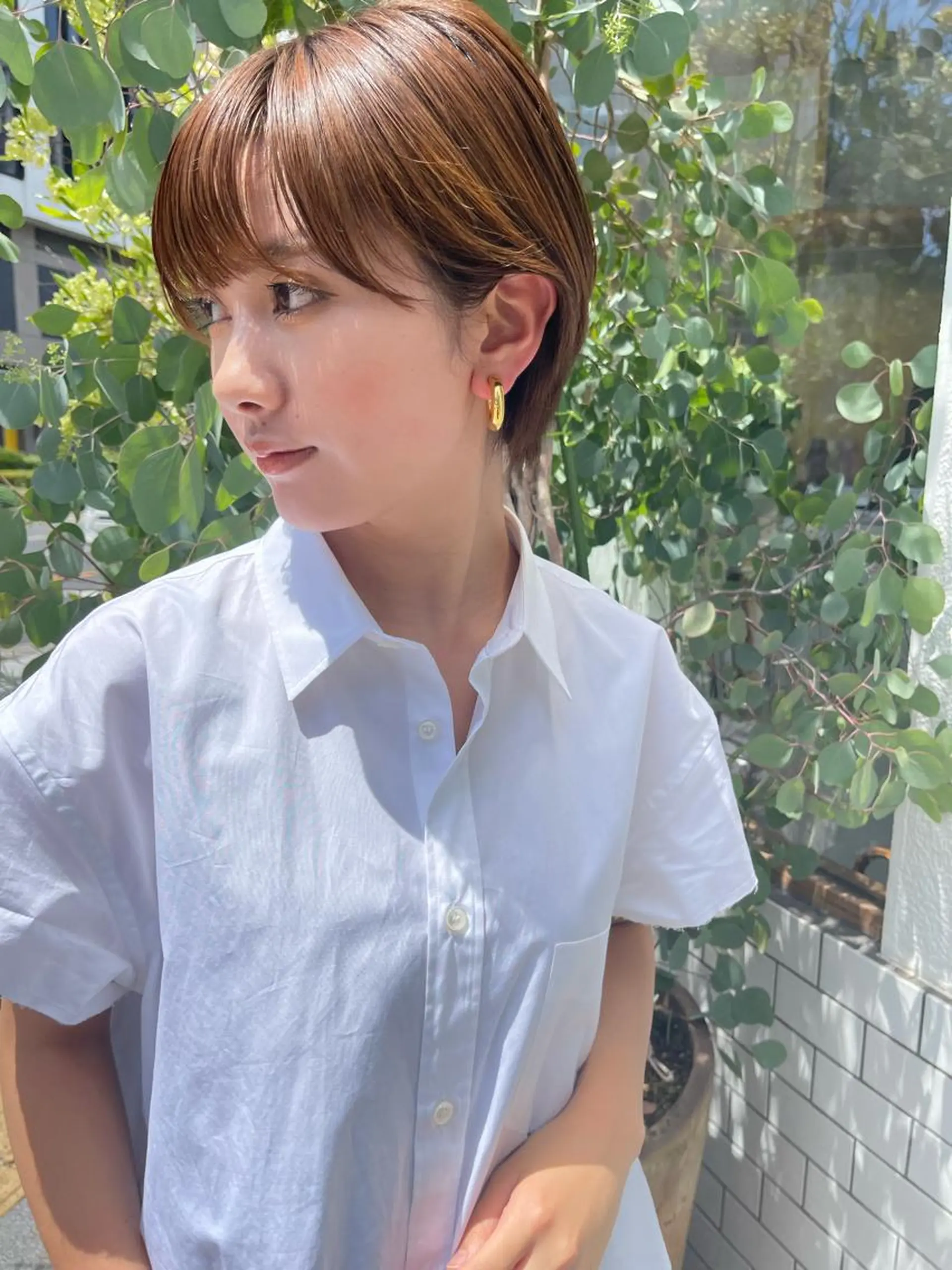 ミディアム Maison所属・KAORI カオリのヘアスタイル