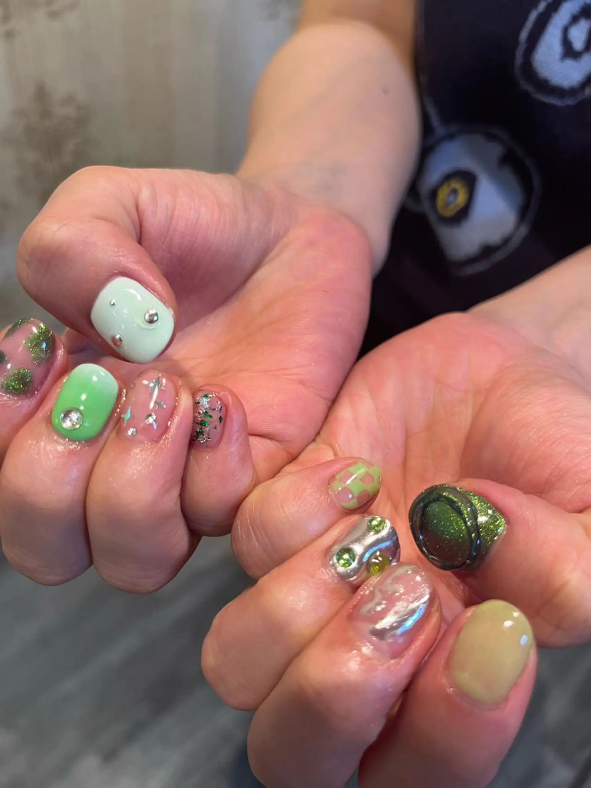 ネイル ハンドネイル nail studio namm.所属・namm.🍒✨ Fuka🧡のネイルデザイン