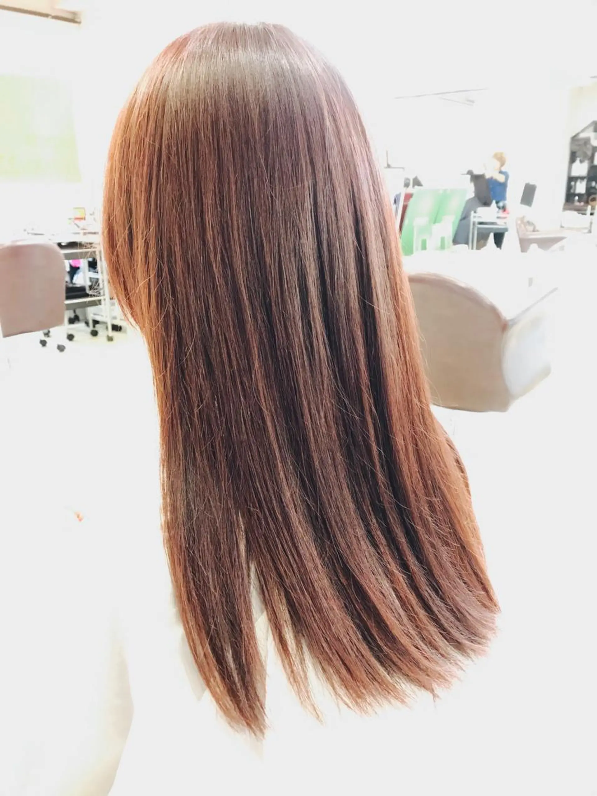 セミロング 縮毛矯正 naka.naka eyeのマツエク・マツパデザイン