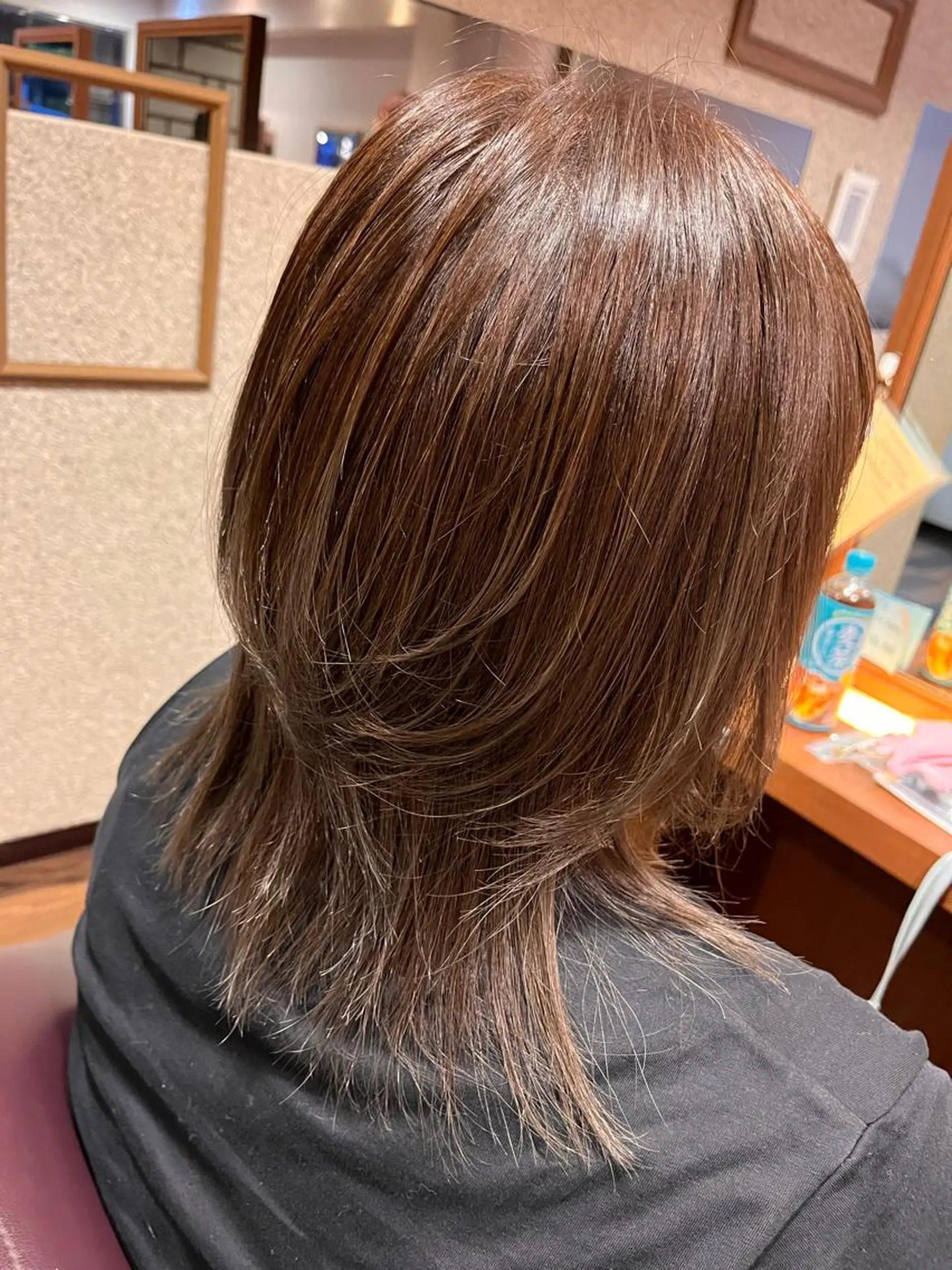 ミディアム レイヤーカット サイトウ ナツキ/髪質改善のヘアスタイル