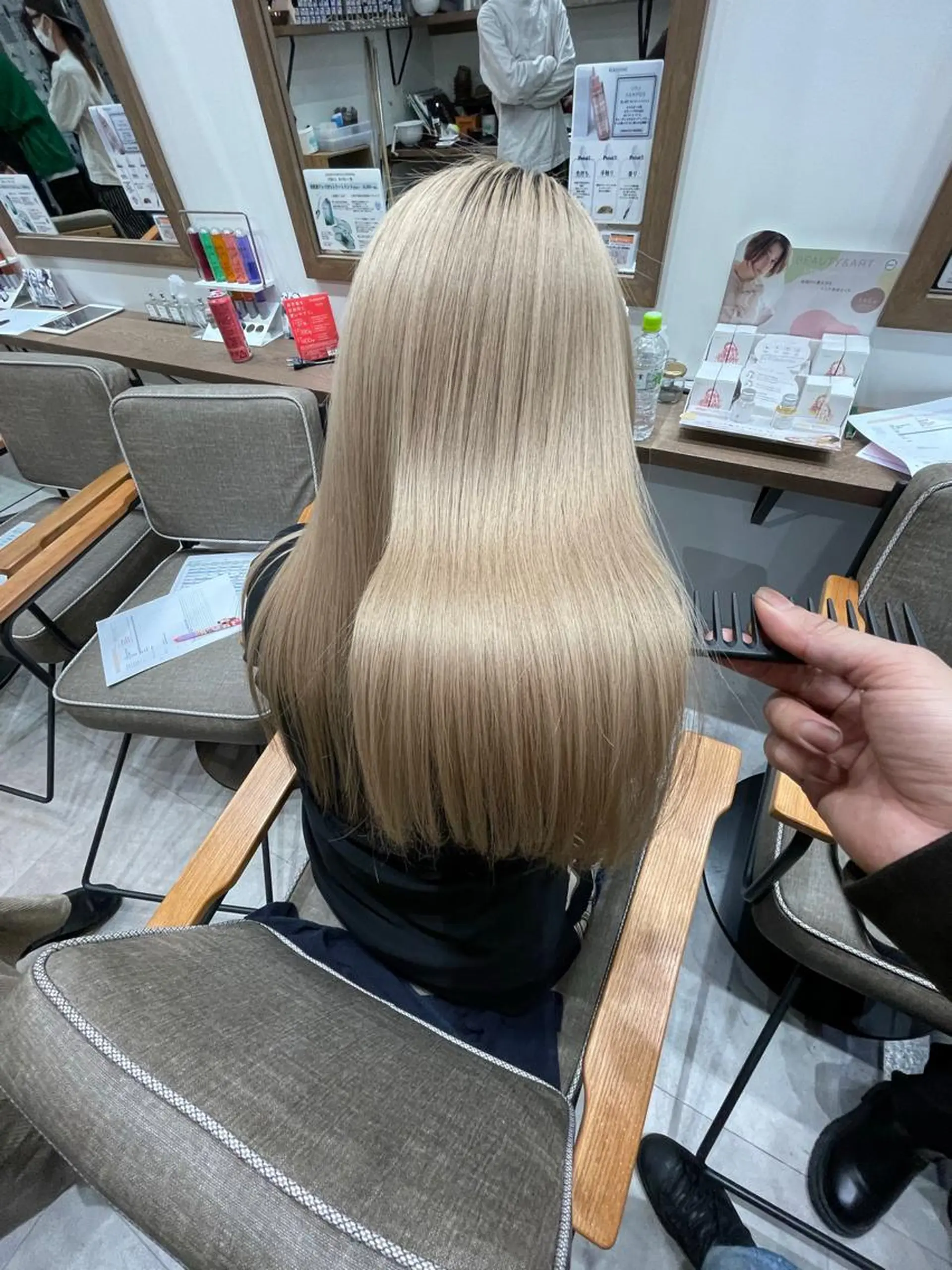 ロング カラー ヘアカラー 髪質改善/ ブリーチ/中尾のヘアスタイル