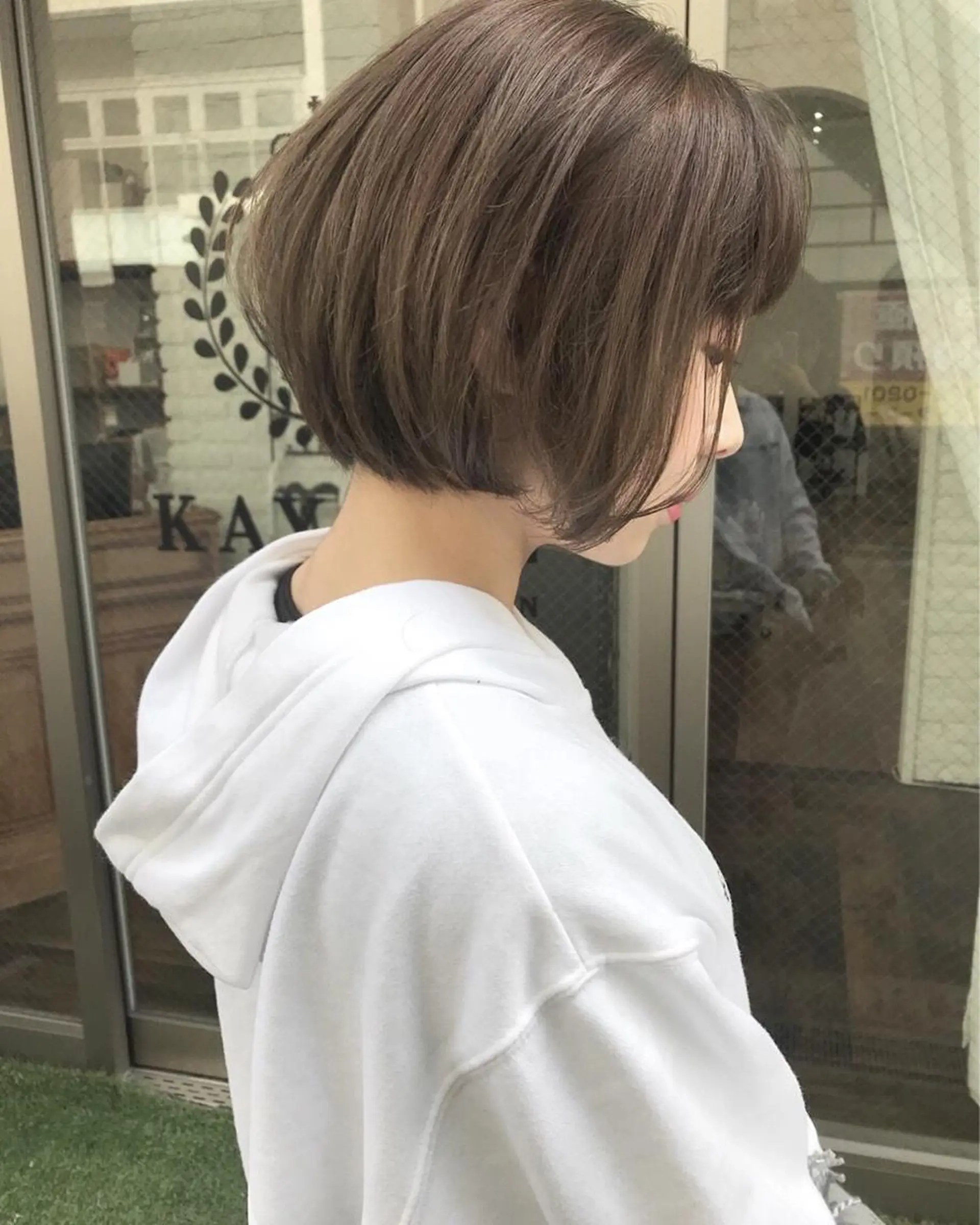 ショート 艶カラー/フェイス レイヤー/たむのヘアスタイル