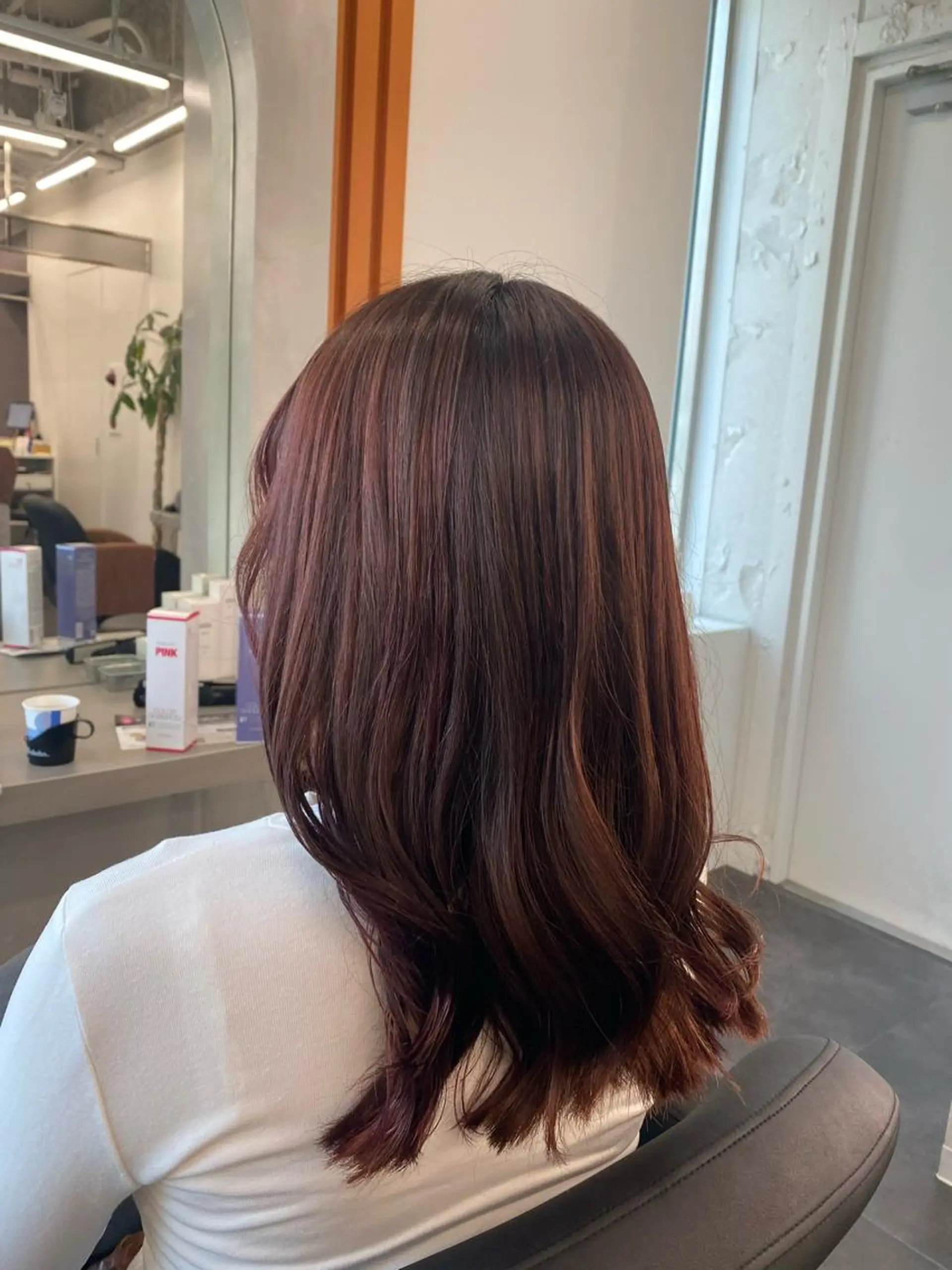 ロング 長畑 光紀のヘアスタイル