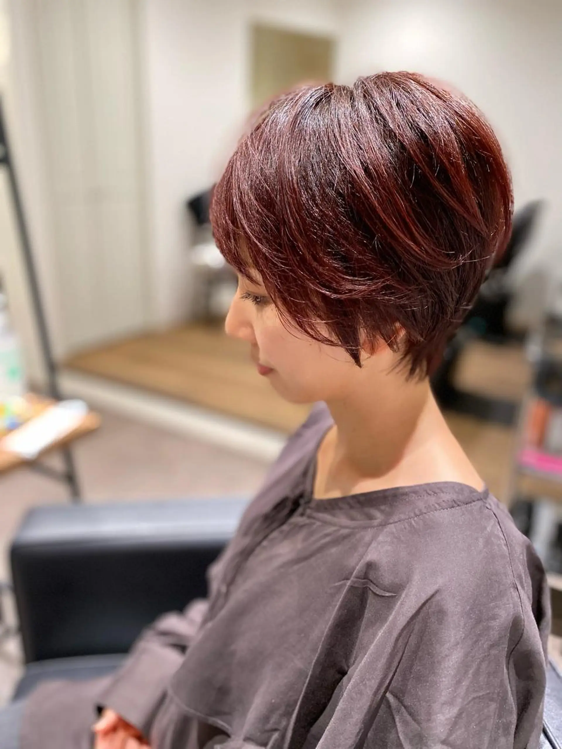 ショート ハンサムショート ショートヘア カット ヘアカラー トリートメント 成松 勇治のヘアスタイル