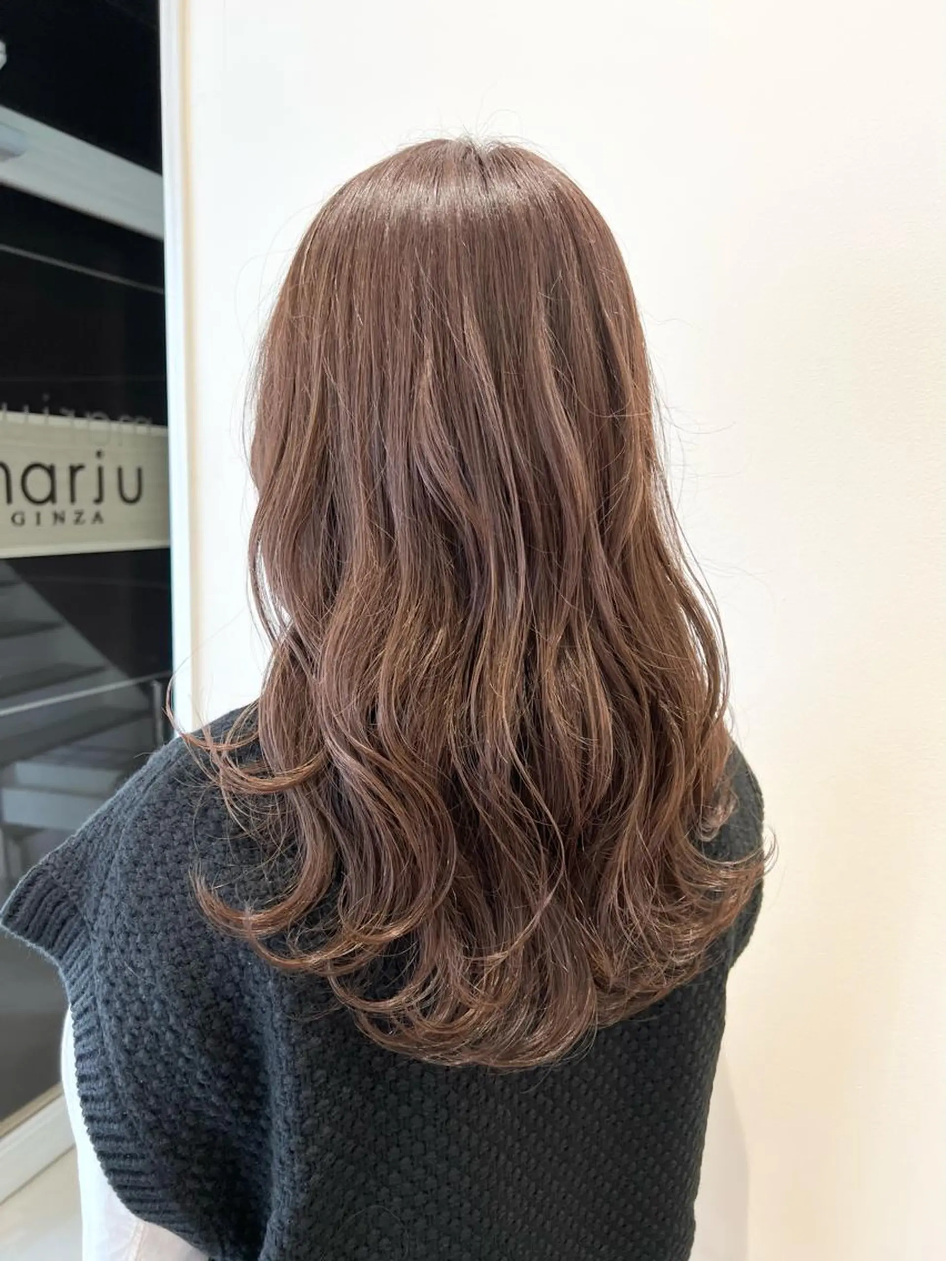 ロング カラー ヘアアレンジ 韓国レイヤー🖤🤍 /うえのゆずのヘアスタイル