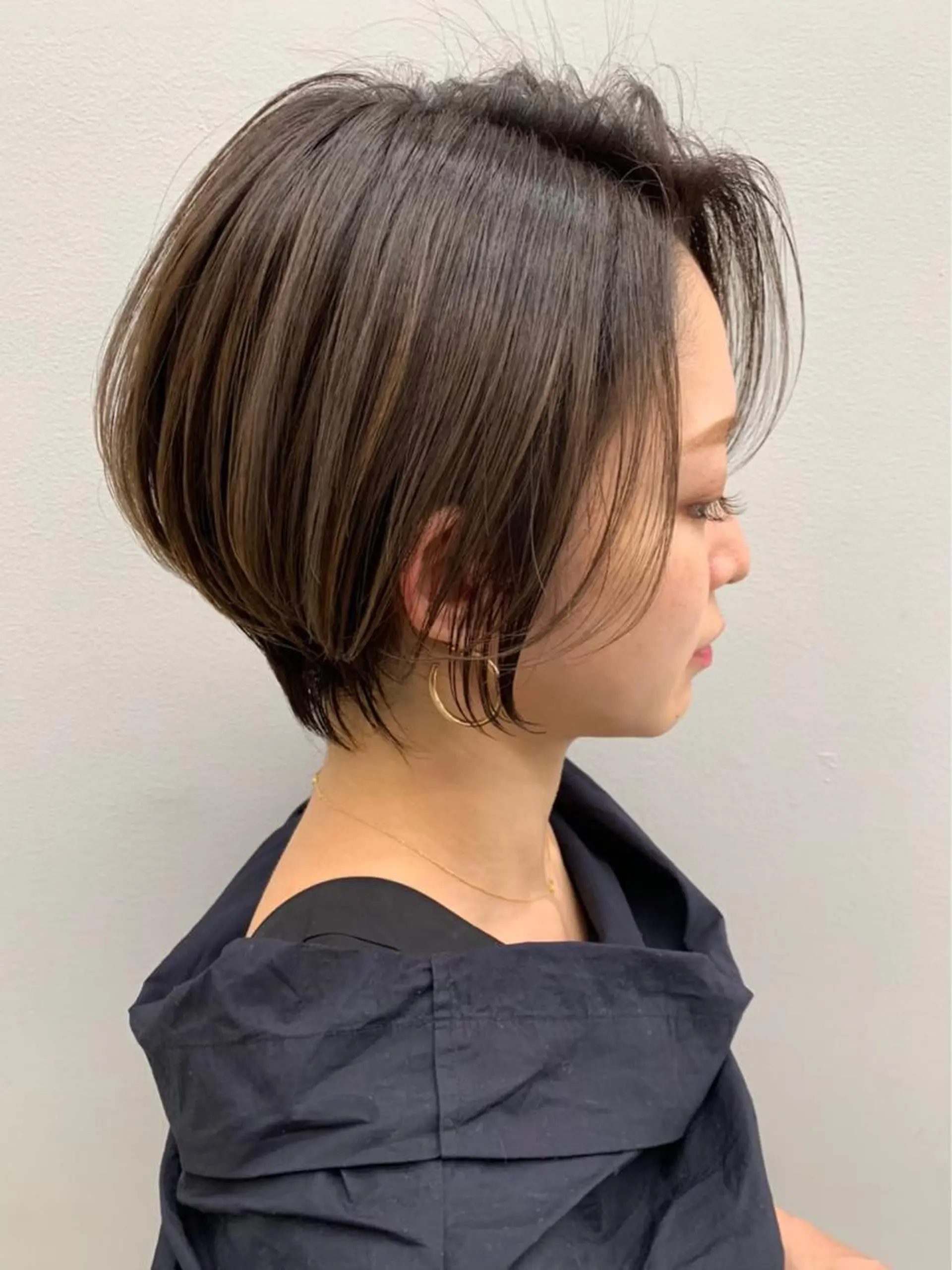 ショート カラー 京都レイヤーカット/ 縮毛矯正/羽柴りくのヘアスタイル