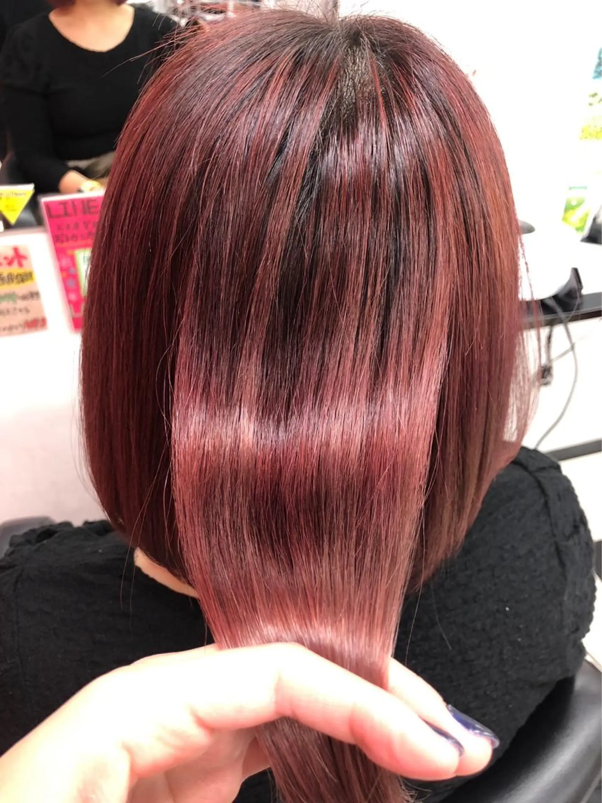 ミディアム ヘアカラー トリートメント MIKI /LAZO 千歳船橋のヘアスタイル