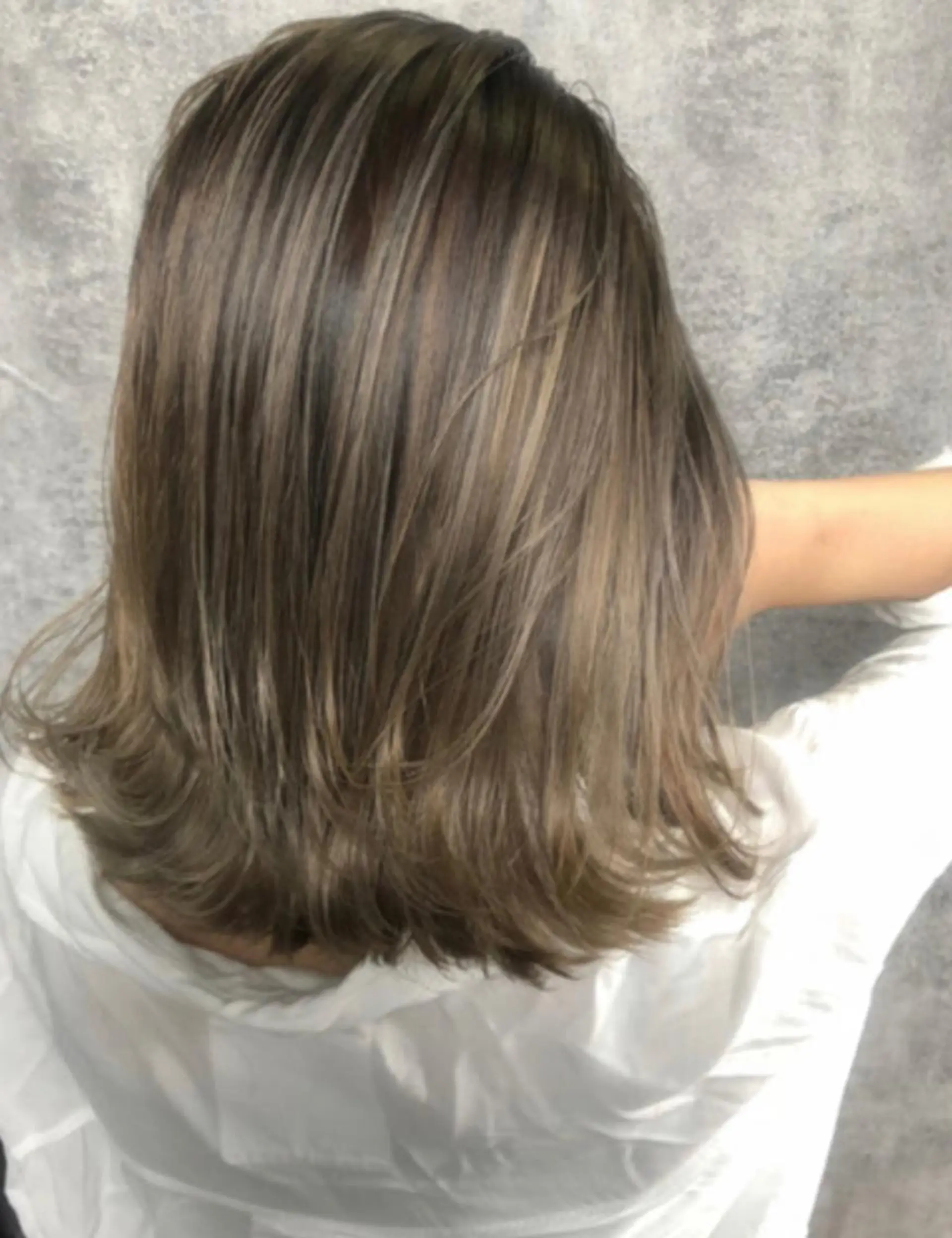 ミディアム カラー ヘアカラー 岡崎勇人/レイヤー/ 韓国/ケラチンTRのヘアスタイル