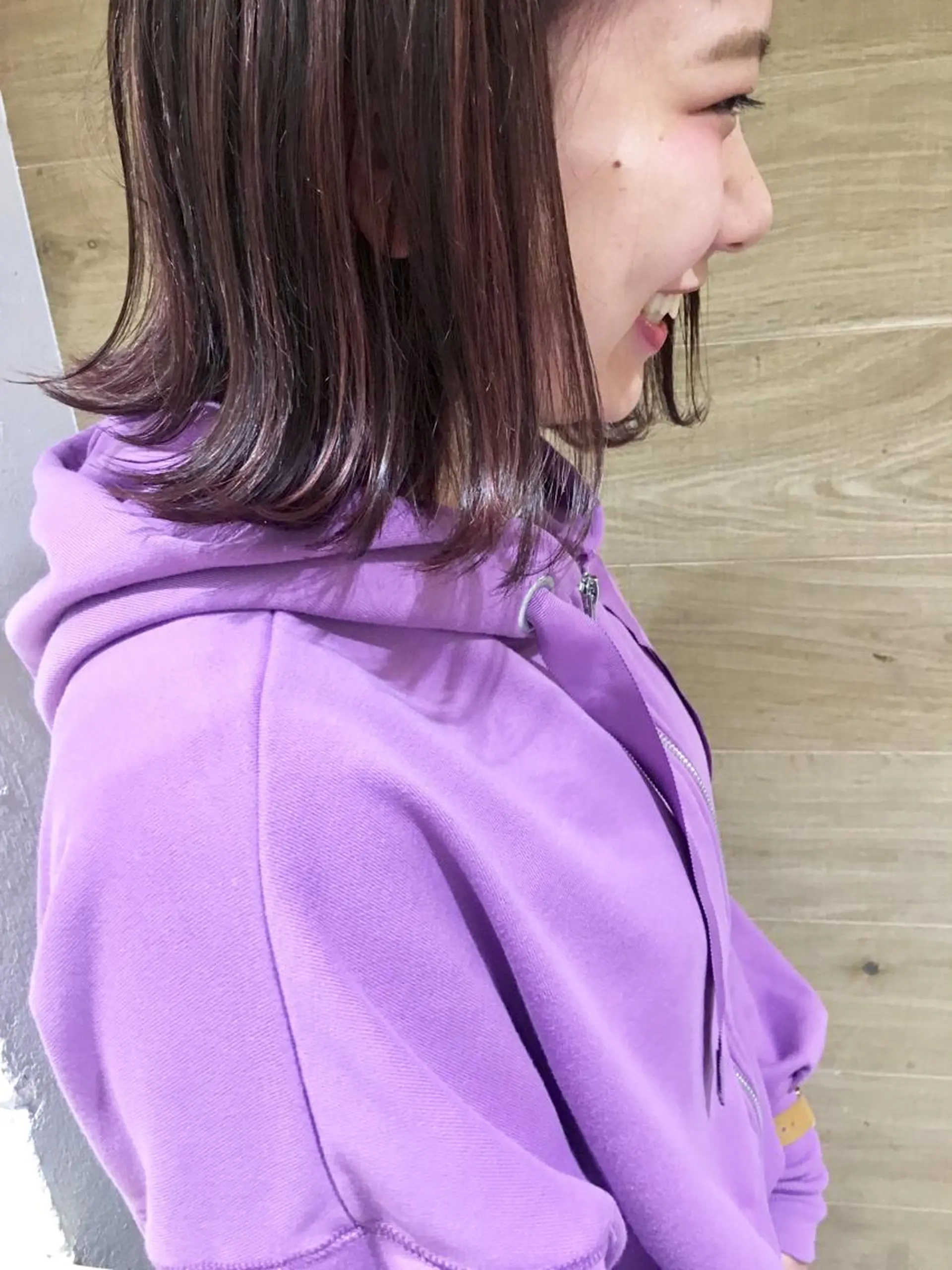 ミディアム カラー ハイライトカラー ピンクカラー ハイライト Fuuu《フゥ》所属・シノザキ シンゴのヘアスタイル