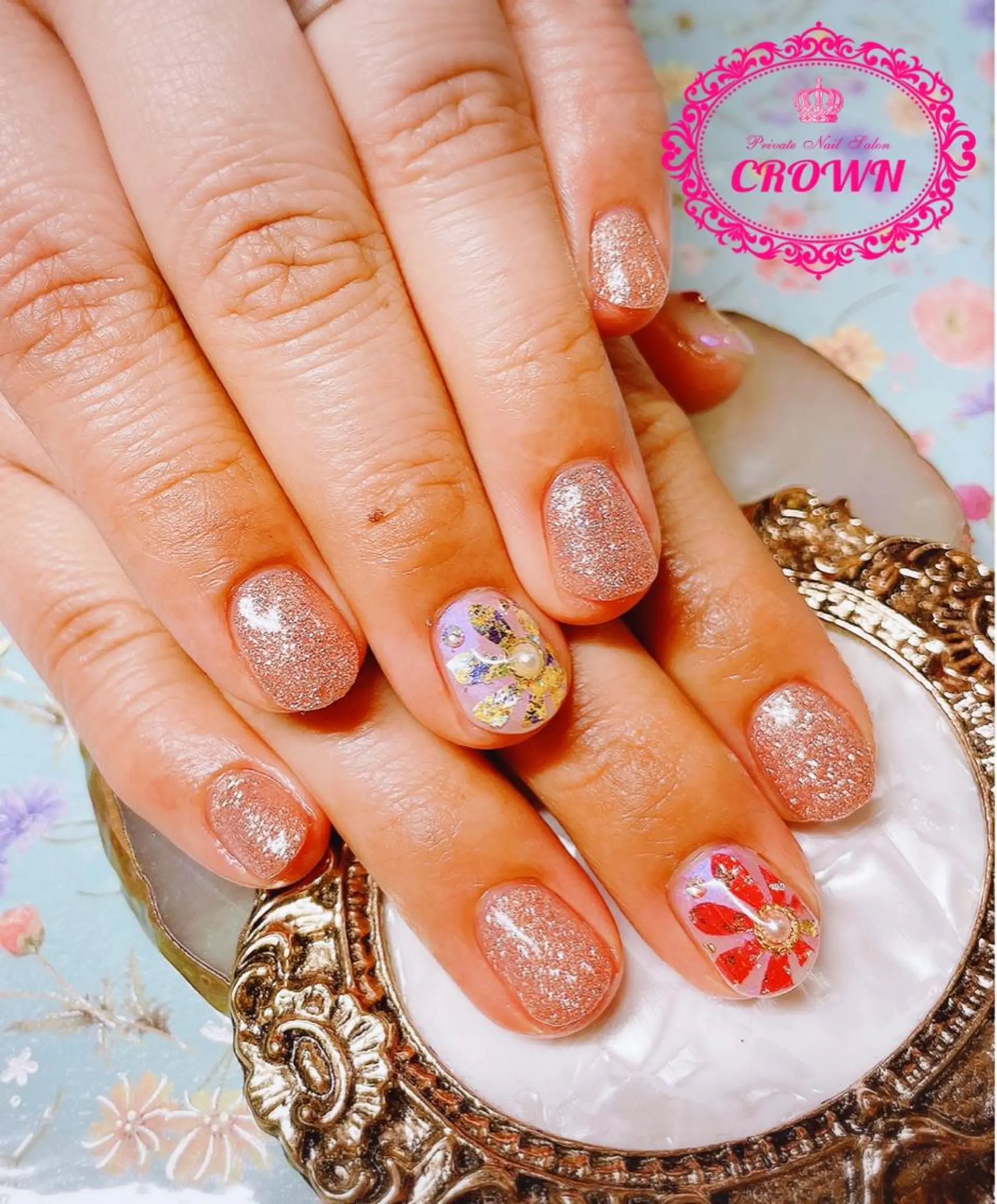 ネイル CROWN プライベートサロンのネイルデザイン