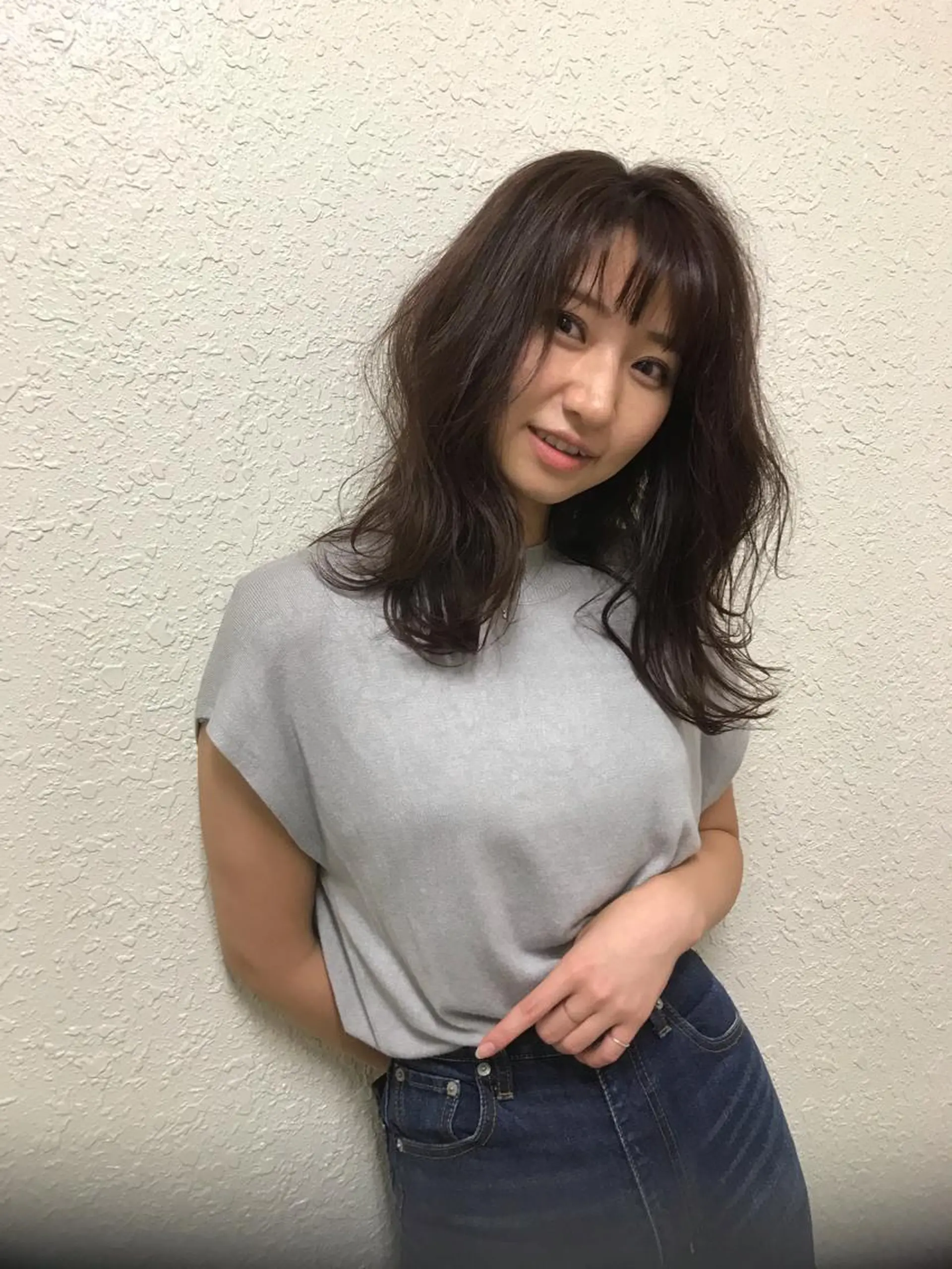 セミロング カラー お気に入り口コミ満足度☺️ご紹介数No.1 エリア 大人気❗️最新サロン 駅2分!所属・バッサリ◎矯正〜スパ ☆年祭#髪医者サロンのヘアスタイル