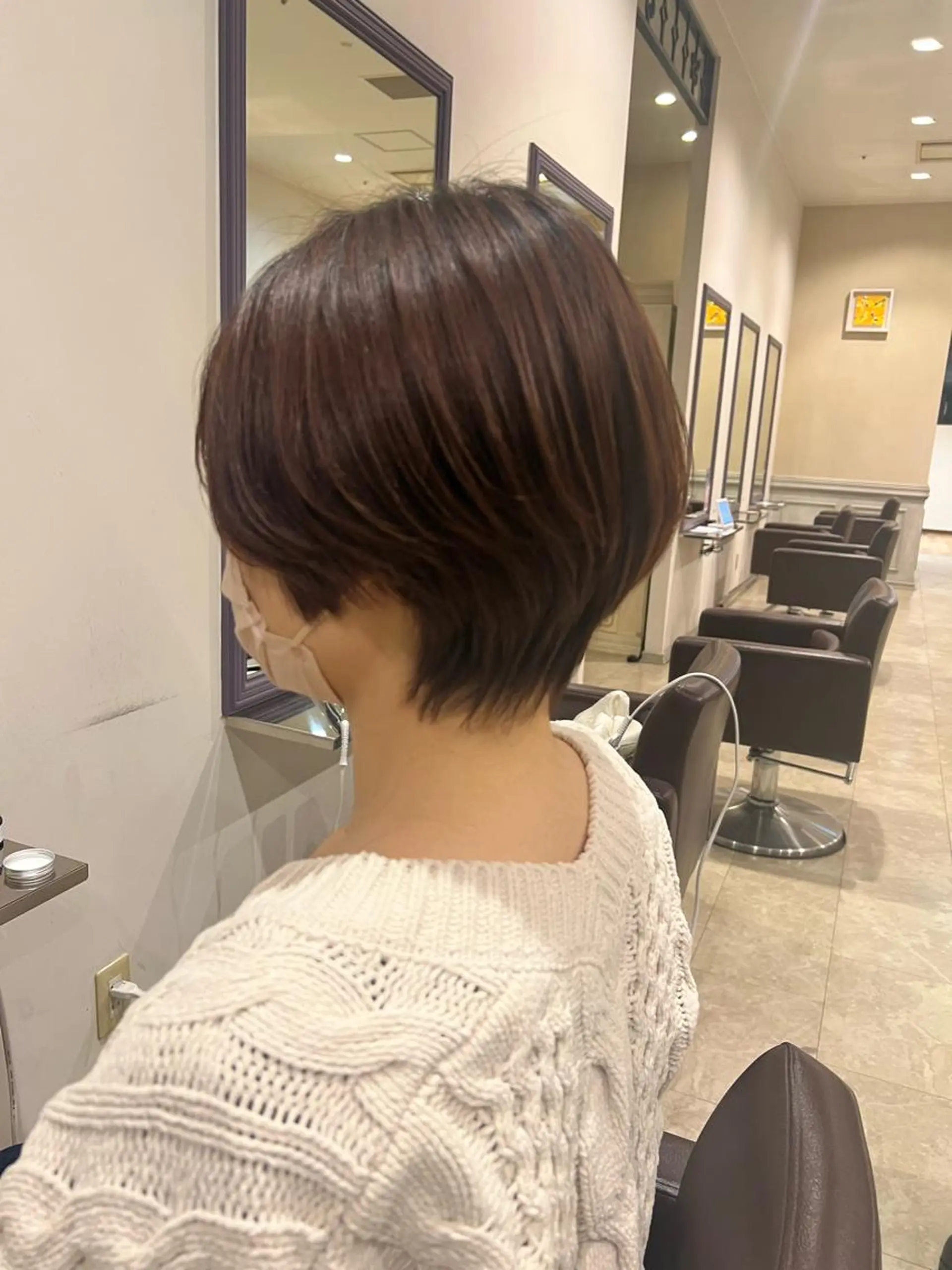 ショート シャンプーボーイセントラル所属・ミウラフウキ 髪質改善のヘアスタイル