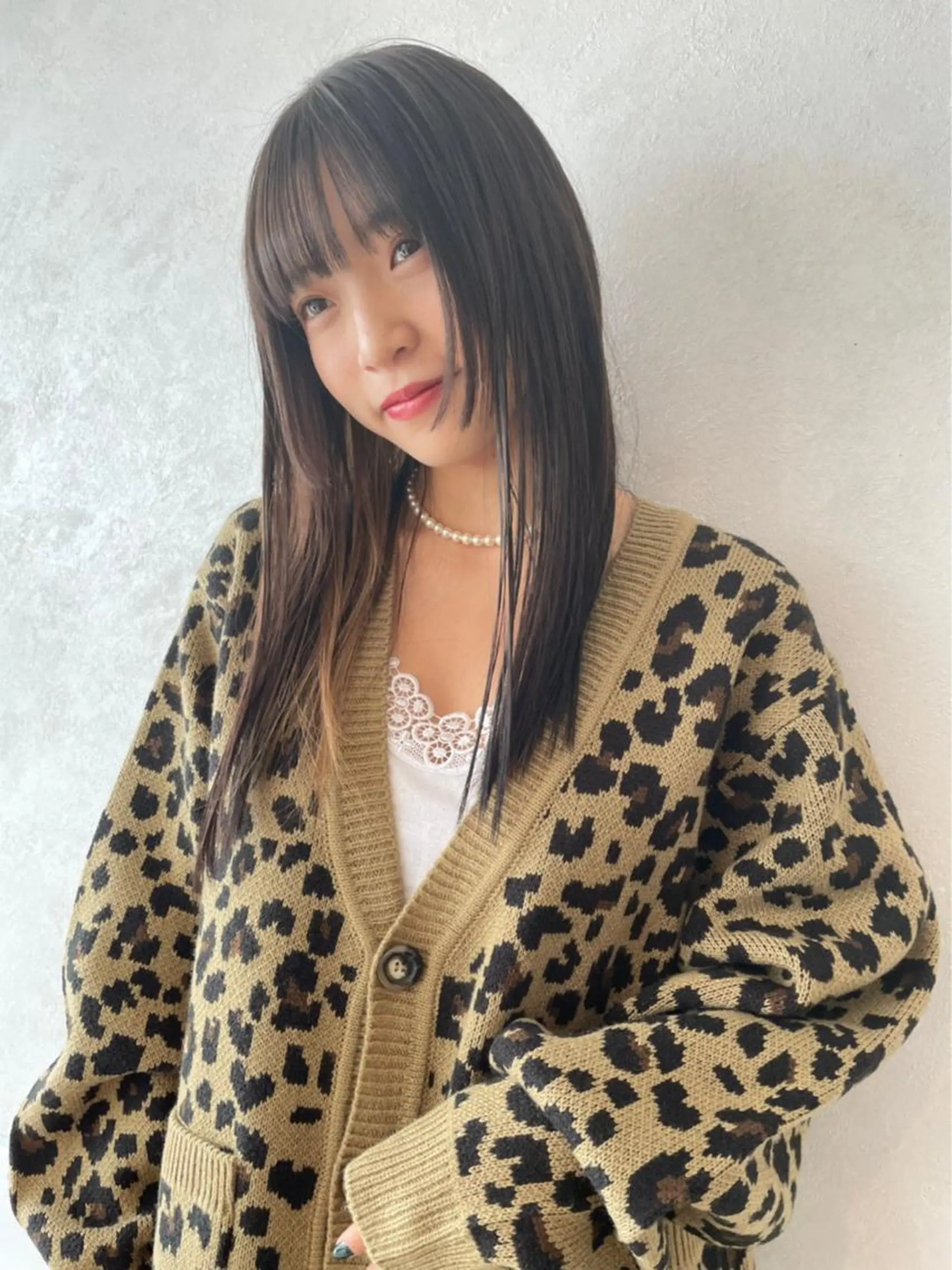 ロング カラー 顔まわりレイヤー 顔周りカット レイヤーカット おくれ毛 カット ヘアセット/髪質改善 🌿 長 若奈のヘアスタイル