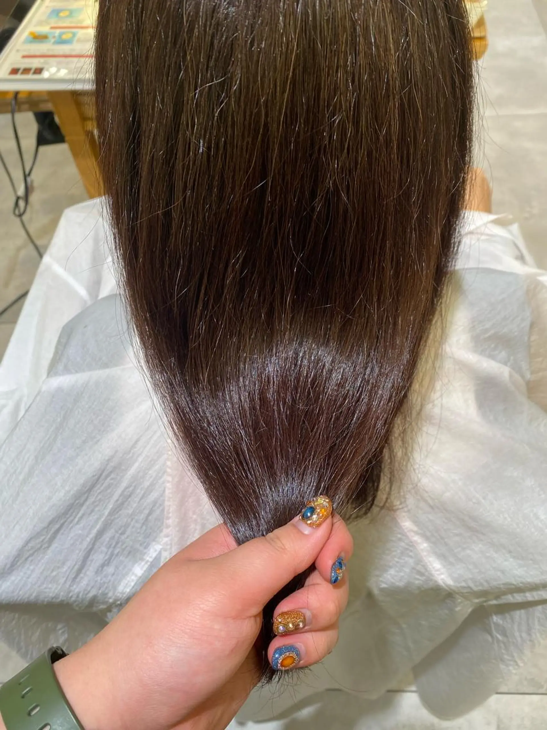 セミロング カラー 髪質改善 カット トリートメント BLENDby happiness所属・KAORU/絹髪 /髪質改善/奈良のヘアスタイル