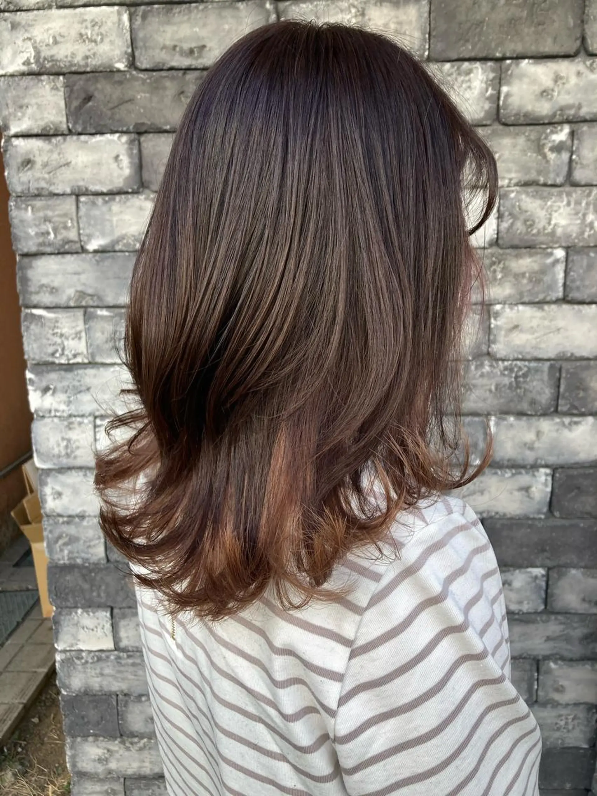 ミディアム カラー カット トリートメント ヘアセット ✂️似合わせの魔術師 石田一樹✂️のヘアスタイル