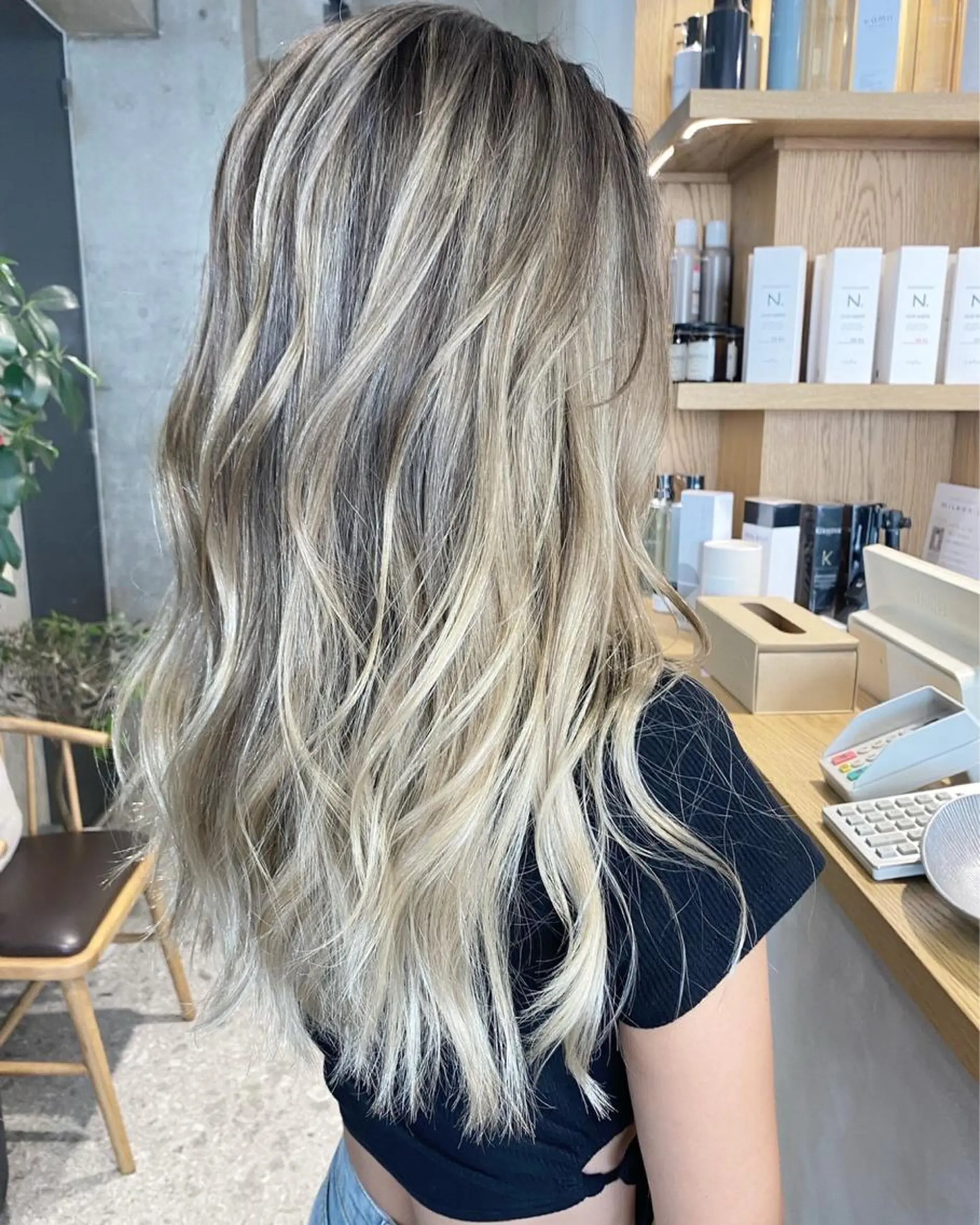 カラー ﾃﾞｻﾞｲﾝｶﾗｰ 🤍ｼﾉﾌﾞ🤍のヘアスタイル