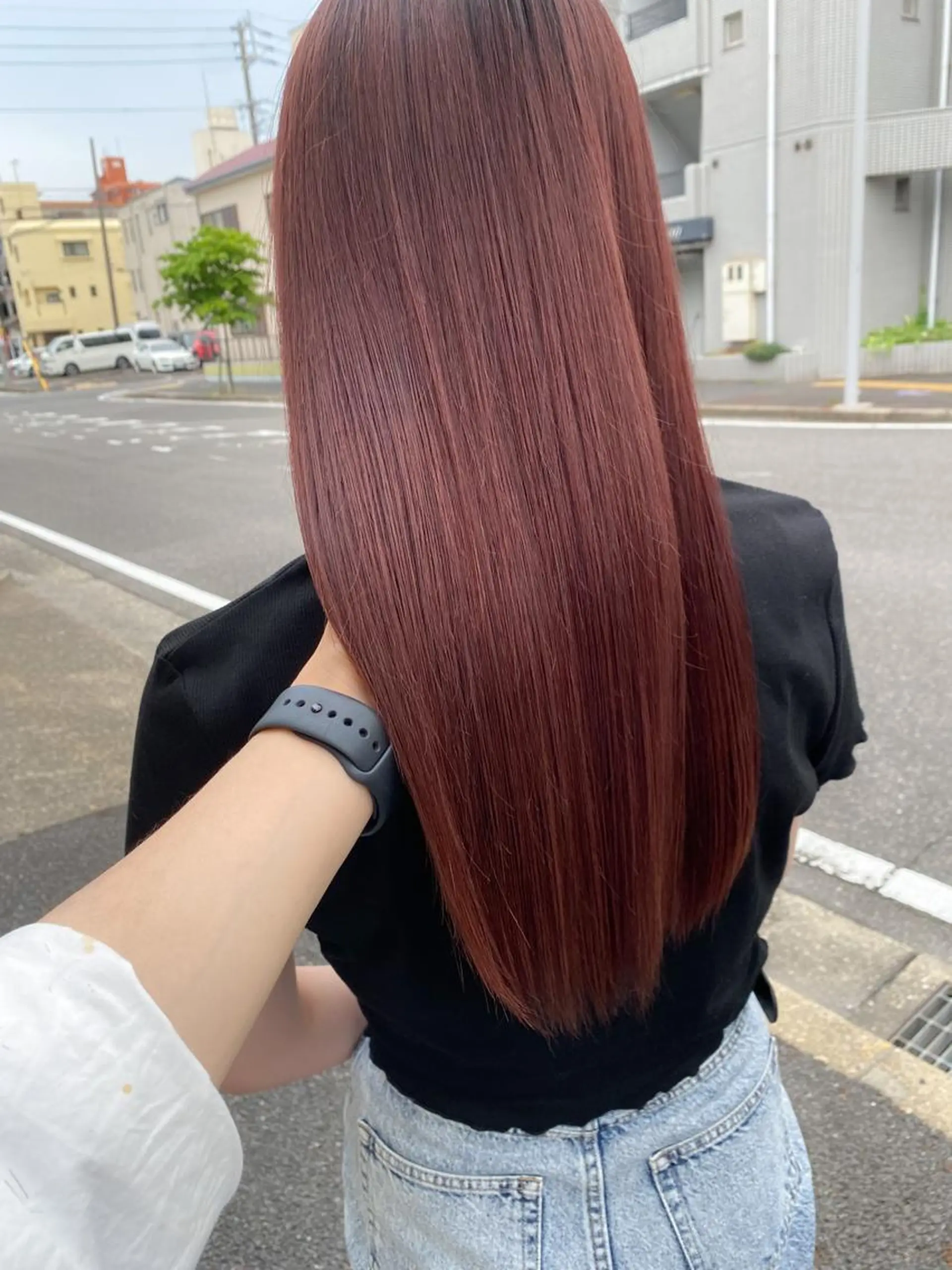 ロング カット 縮毛矯正 y.s.h所属・ハイトーンカラー🌈 メンズパーマ鈴木康平のヘアスタイル