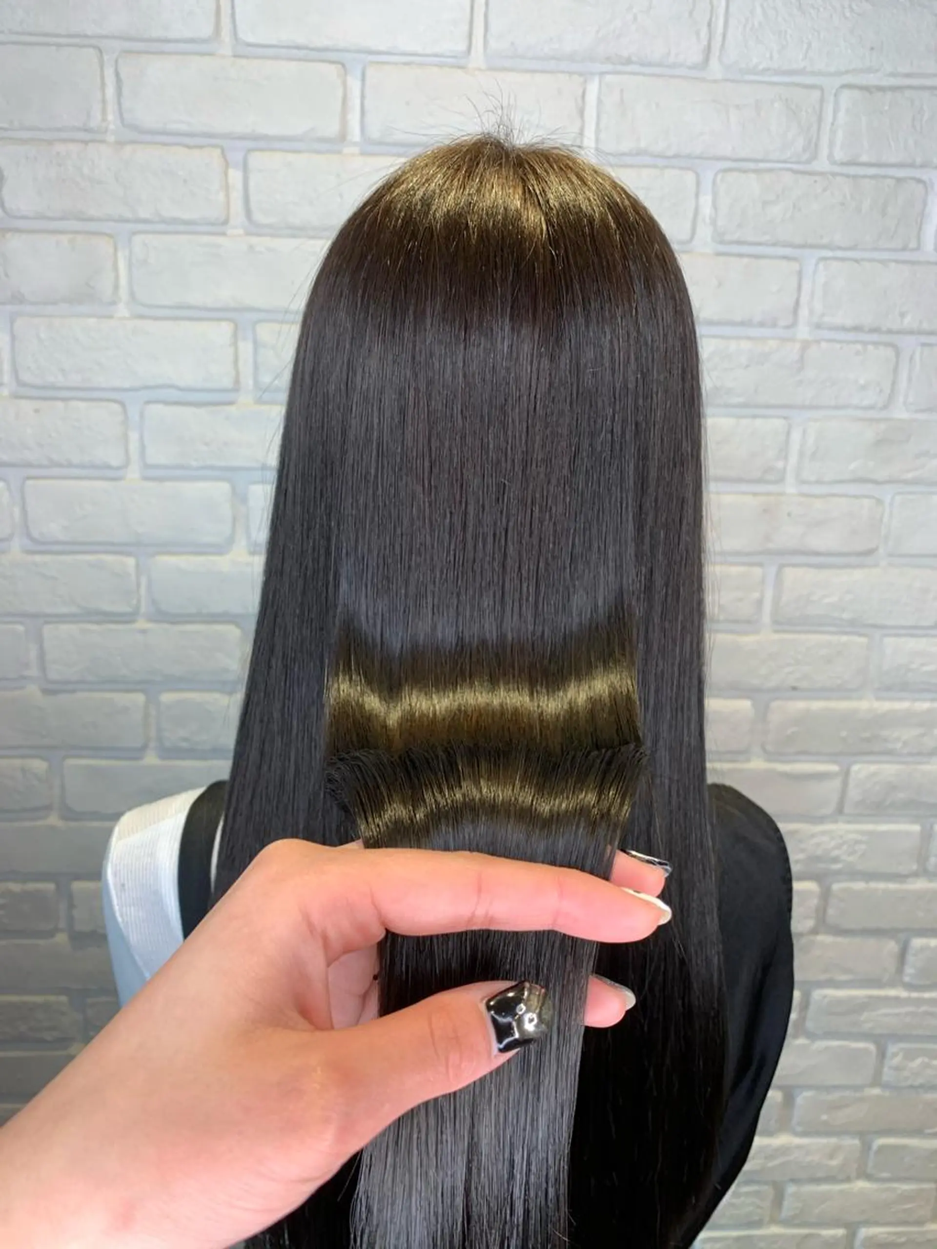 ロング カラー 髪質改善/縮毛矯正 艶カラー/珠聡のヘアスタイル