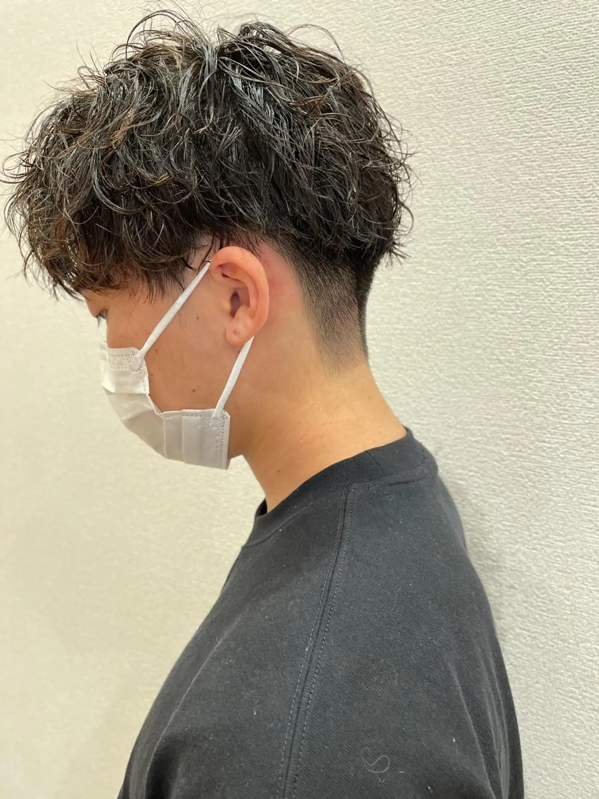 ショート パーマ メンズ メンズパーマ ツイストスパイラルパーマ スパイラルパーマ ショート/レイヤー /札幌/小山内のヘアスタイル