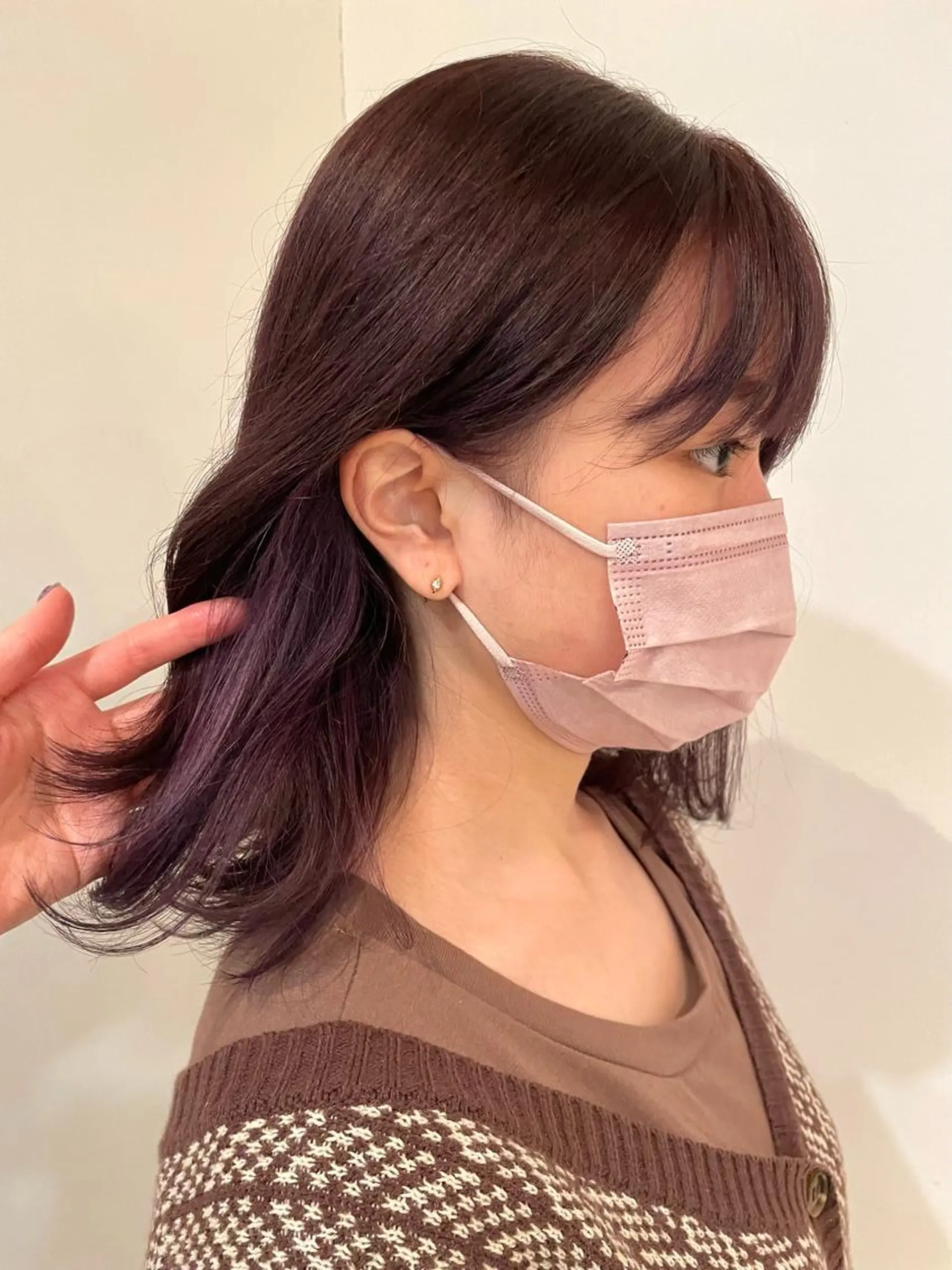 ミディアム カラー ショート/ブリーチ mizuki🐋のヘアスタイル