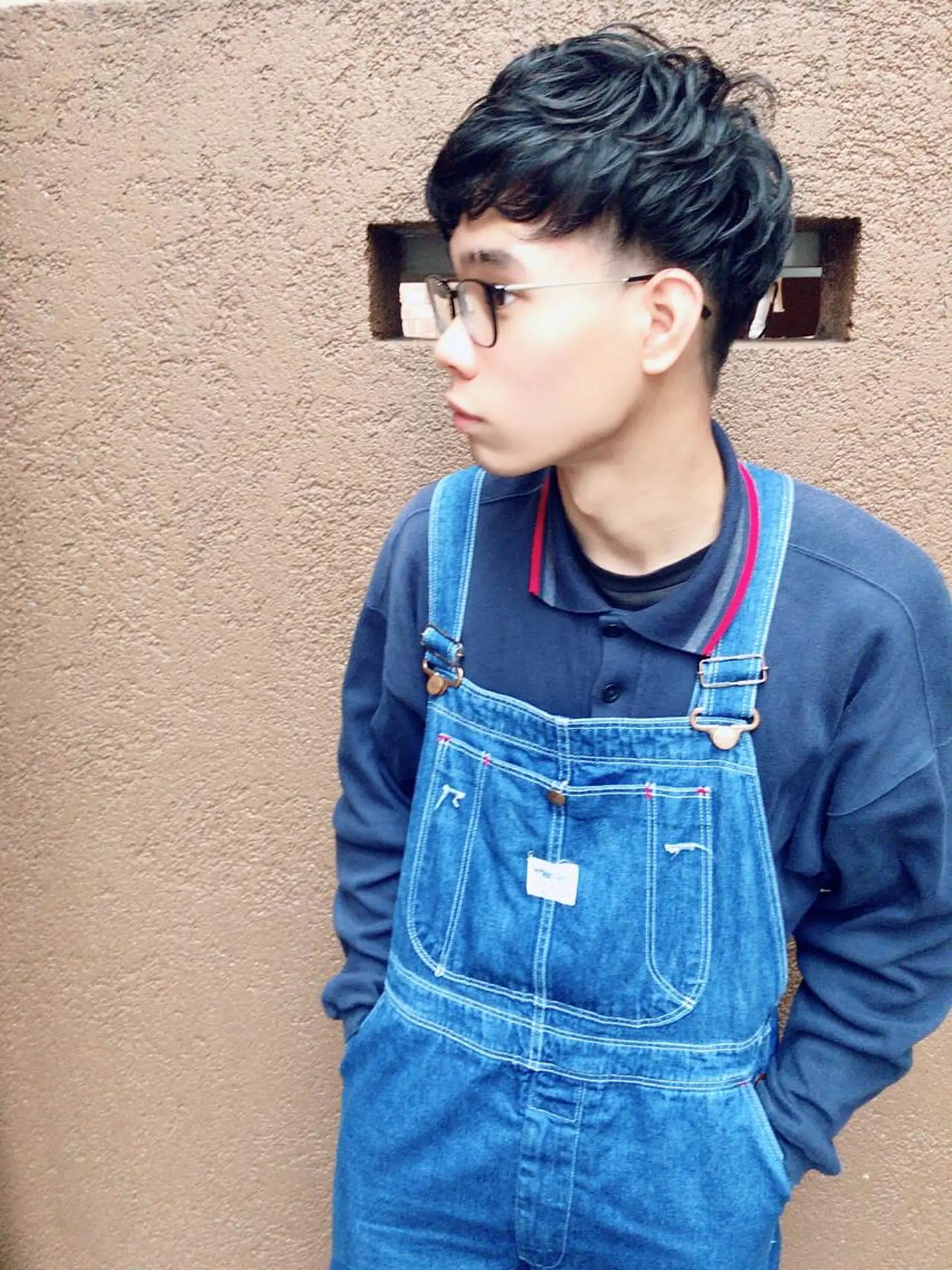 ショート カラー パーマ メンズ メンズパーマ 外国人風カラー カット パーマ CHIC share salon所属・ちこ .のヘアスタイル