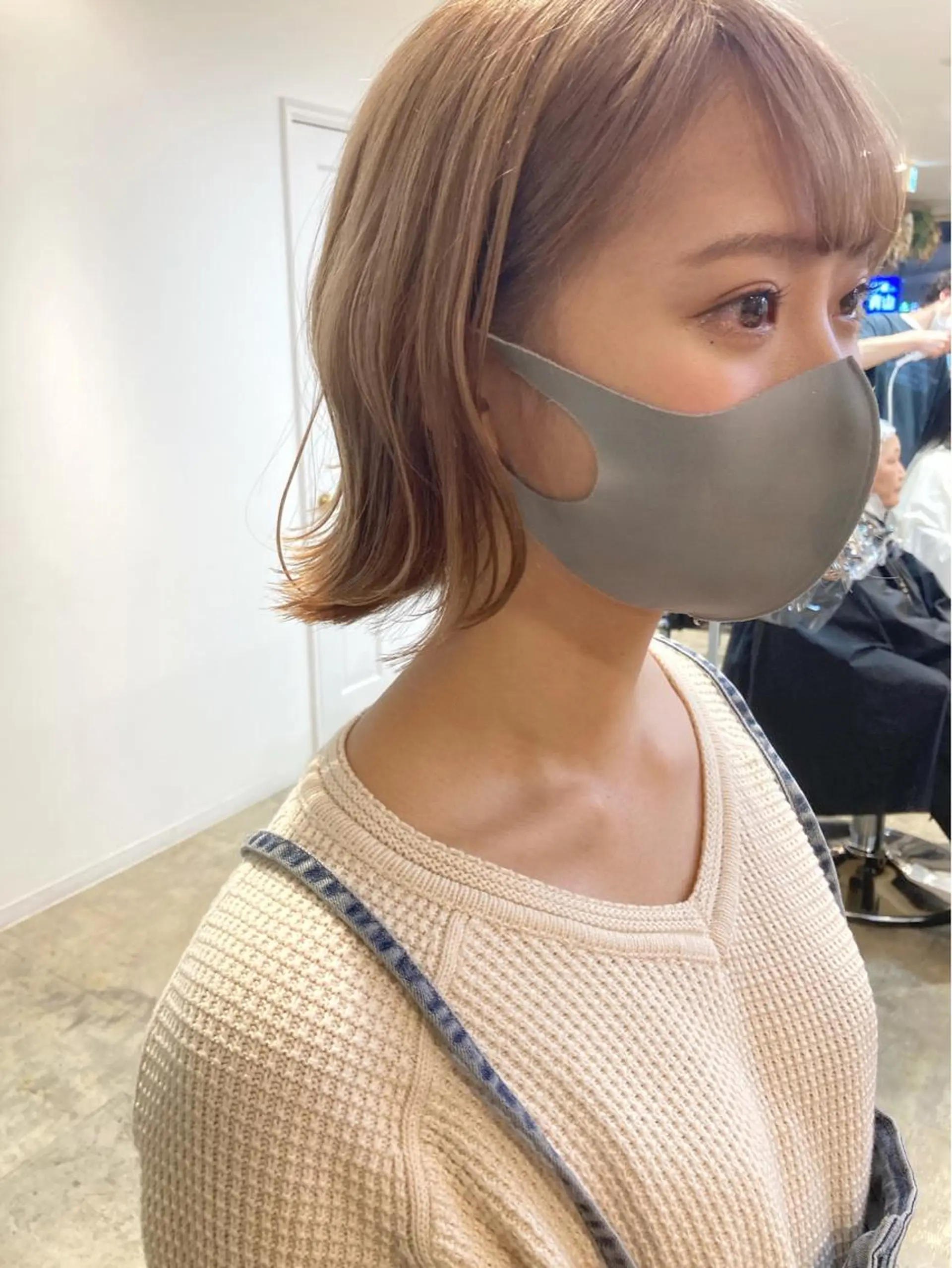 ショート 切りっぱなしボブ ボブ カット ヘアカラー カラーリスト菅野 竜矢🌈のヘアスタイル